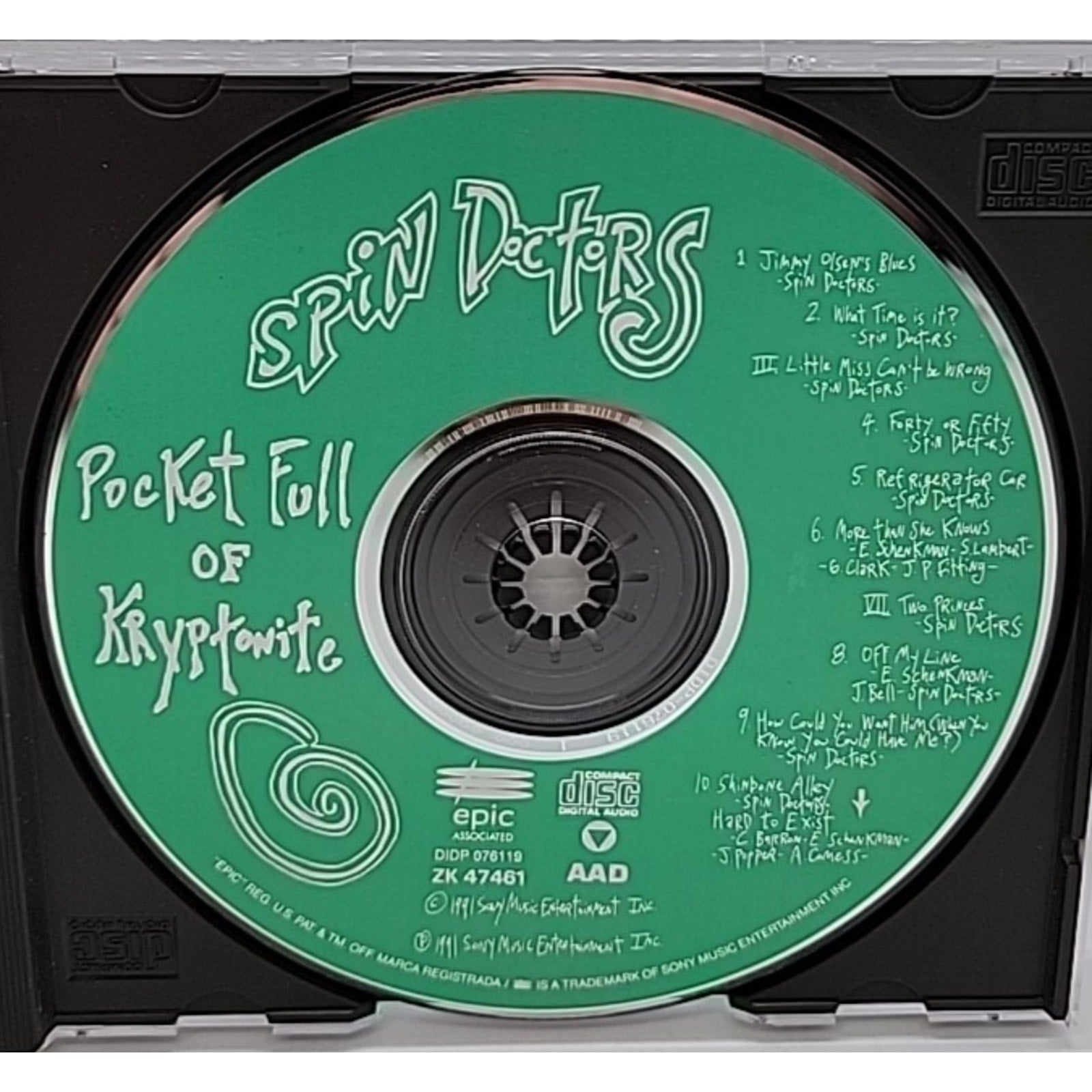Pocket Full of Kryptonite by Spin Doctors (CD, Aug-1991, Epic)