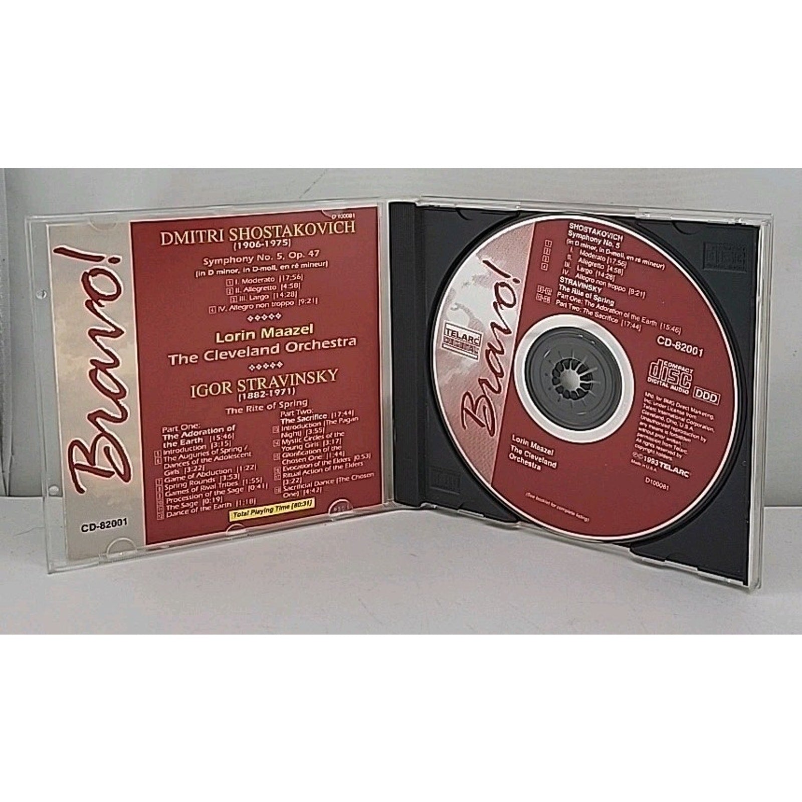 Shostakovich: Symphony No. 5; Stravinsky: The Rite of Spring CD