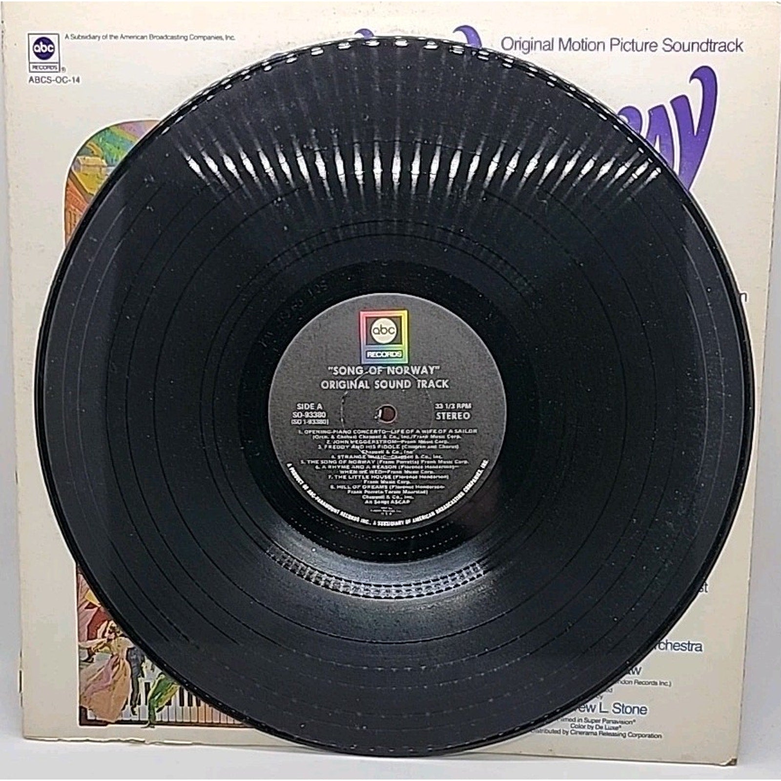 Song of Norway Original Motion Soundtrack Vinyl Record LP