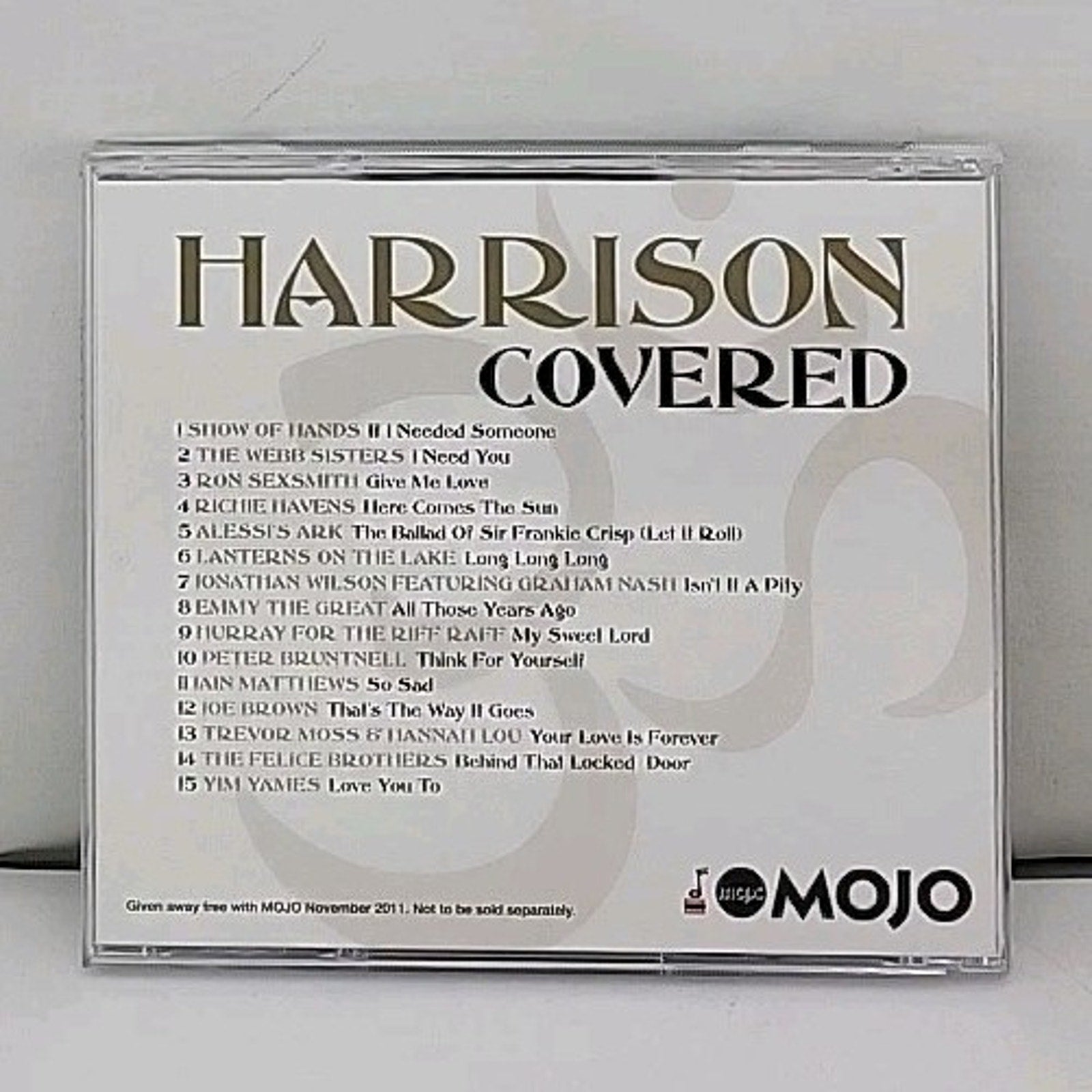 Mojo Presents Harrison Covered: Tribute to George (November 2008) CD