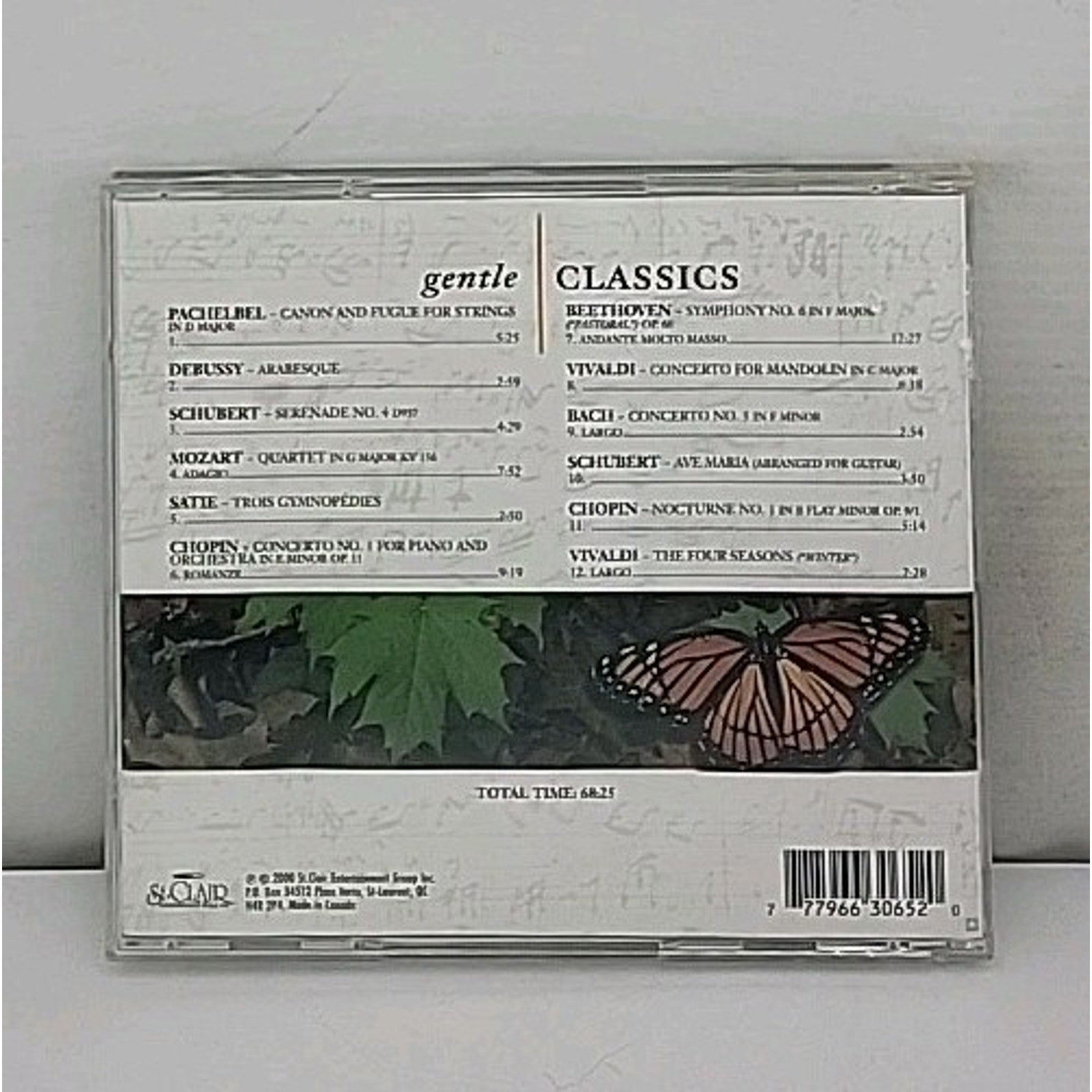 Gentle Classics by Various (CD, 2000)
