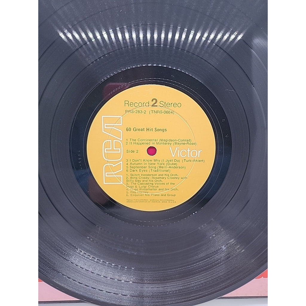 RCA Stereo - 60 Great Hit Songs Various Artists - PRS-283 (Record)