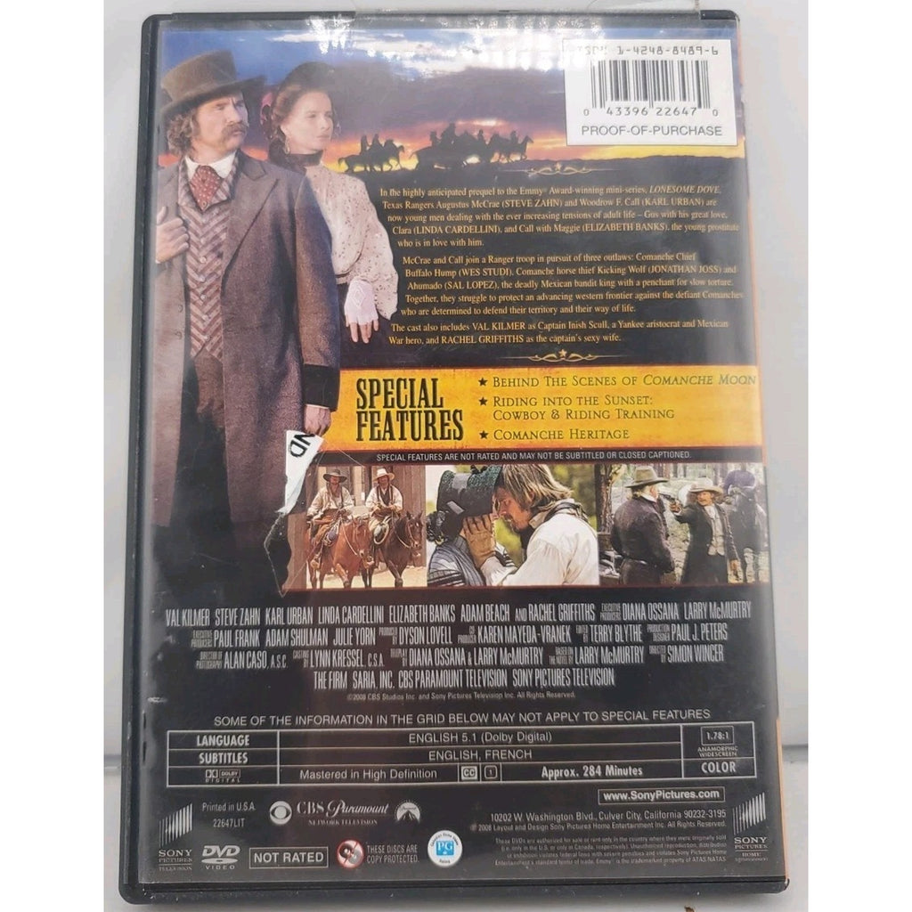 Comanche Moon (DVD, 2008)