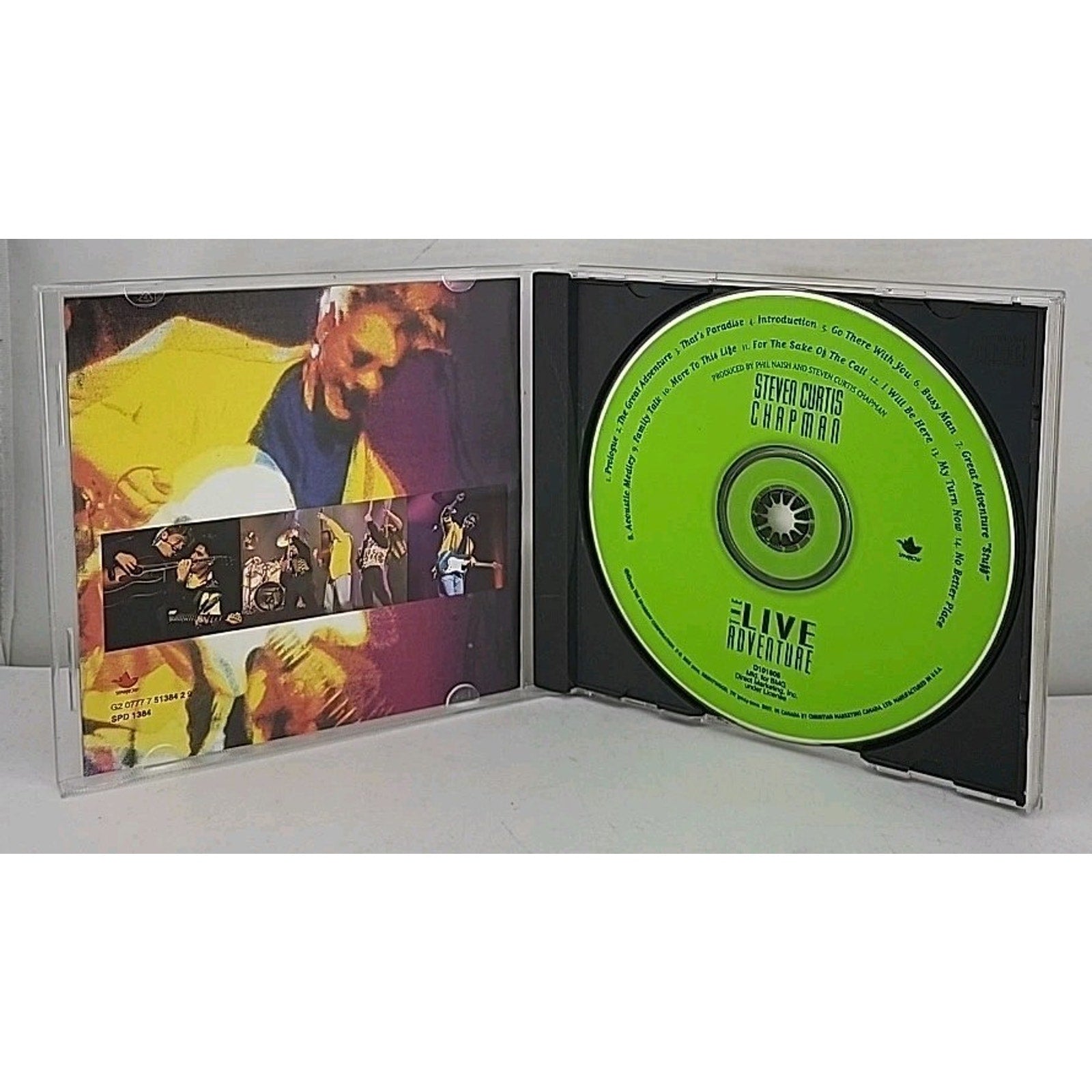 Live Adventure by Steven Curtis Chapman (CD, 1993)