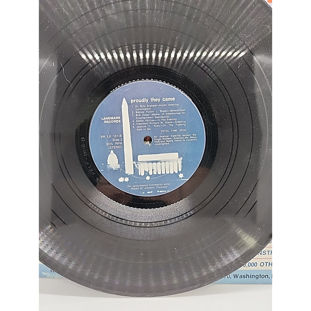 Proudly They Came to Honor America 2 Vinyl Record LP
