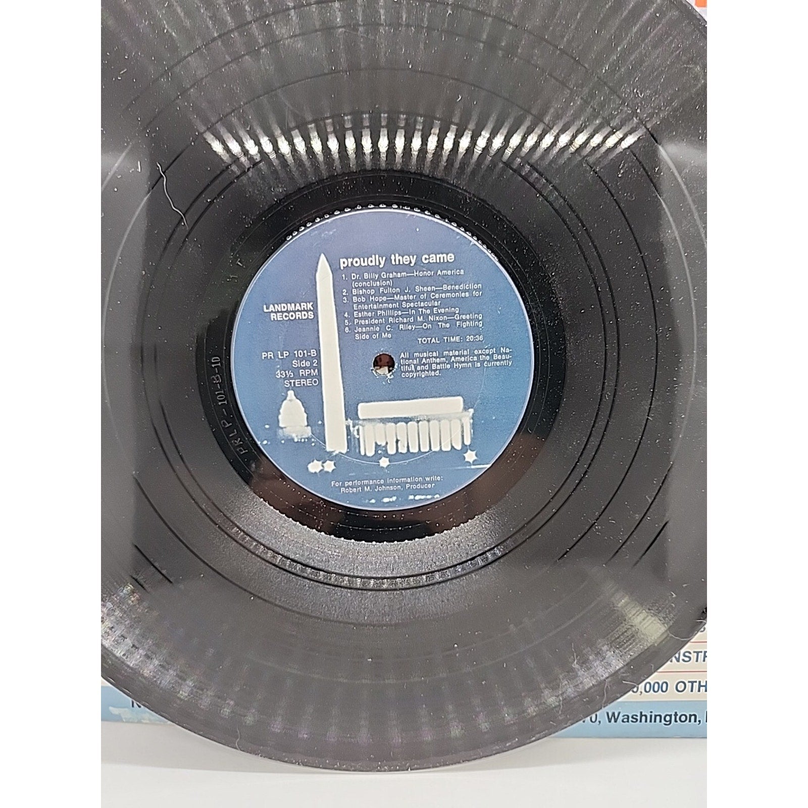 Proudly They Came to Honor America 2 Vinyl Record LP