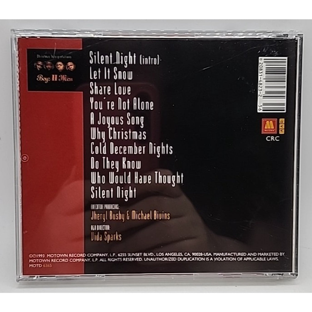 Boyz II Men Christmas Interpretations CD 1993 Motown Holiday Music
