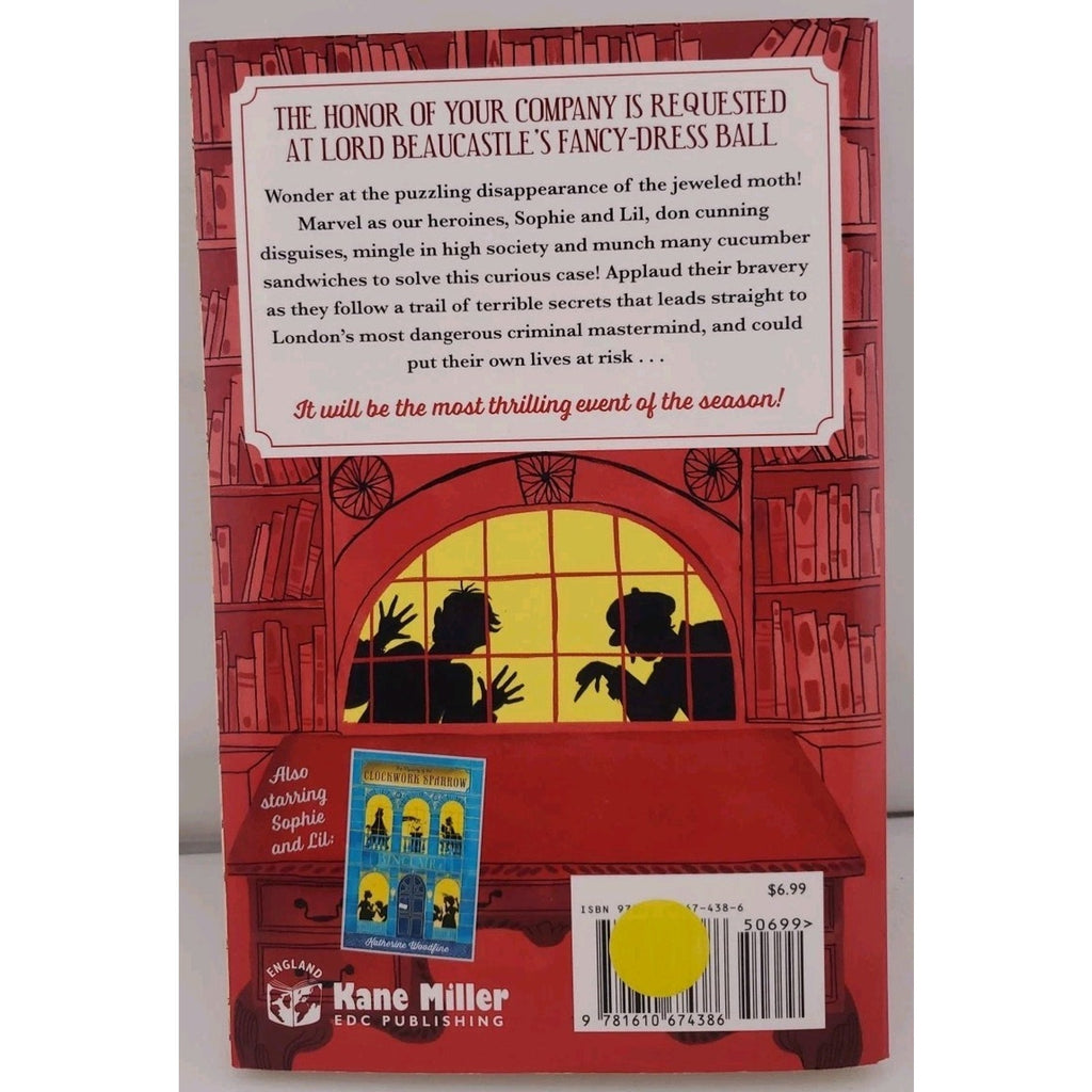 Mystery of the Jeweled Moth by Katherine Woodfine (2017, Trade Paperback)