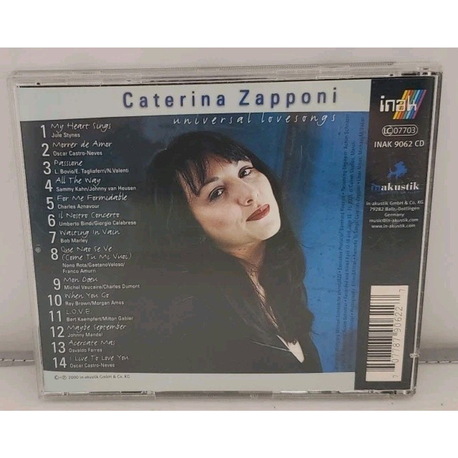 Universal Lovesongs by Caterina Zapponi (CD, Feb-2001, In-Akustik)