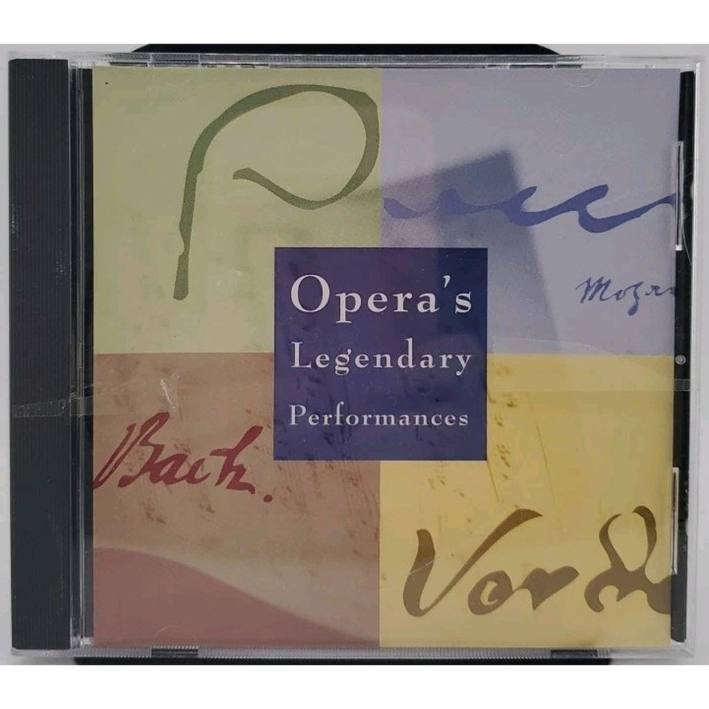 Opera's Legendary Performances CD