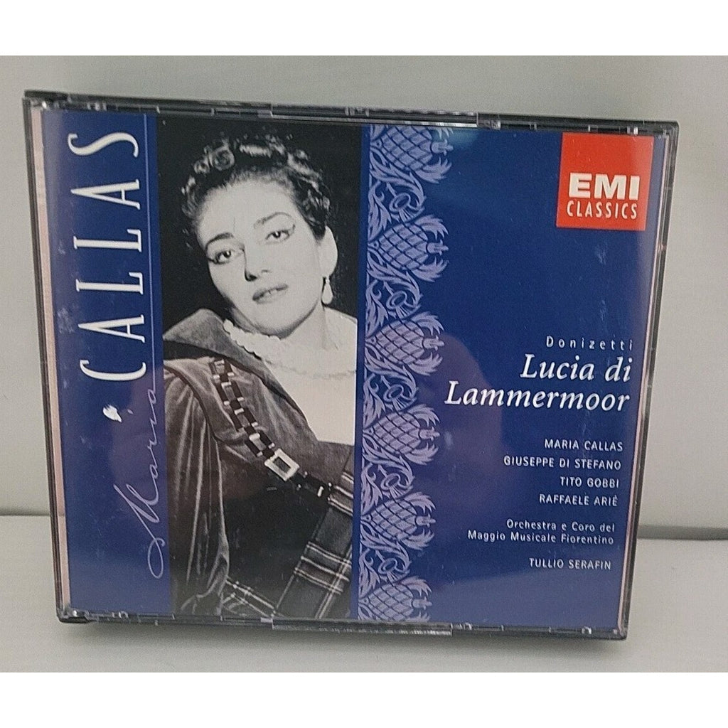Donizetti Lucia Di Lammermoor CD Set Maria Callas 2 Discs Tullio Serafin EMI