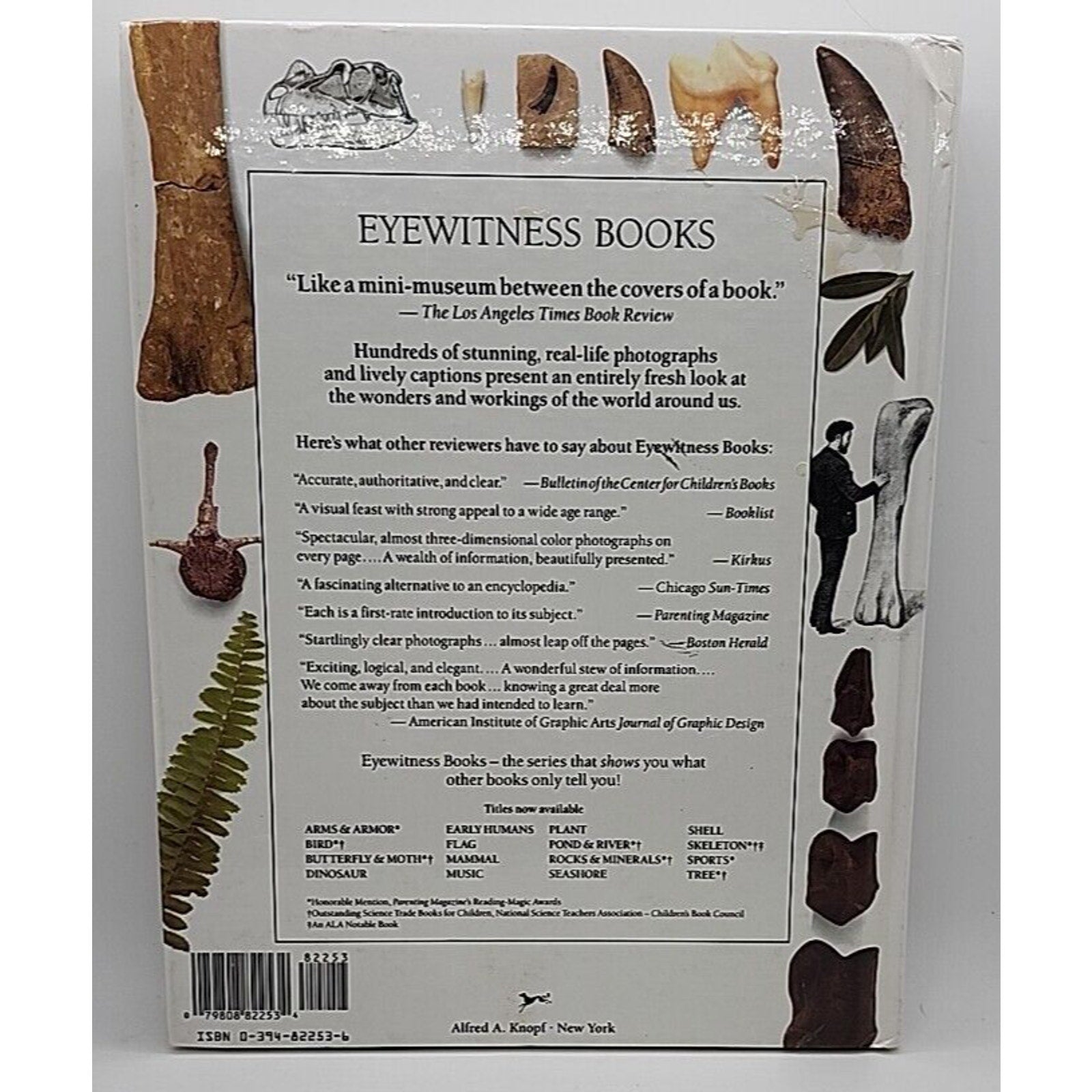 1989 Eyewitness Books Dinosaur Mini-Museum Education Learning Book