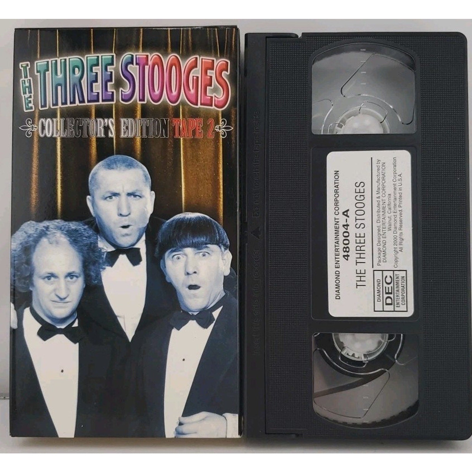 The Three Stooges Collectors Edition Two Pack VHS Set