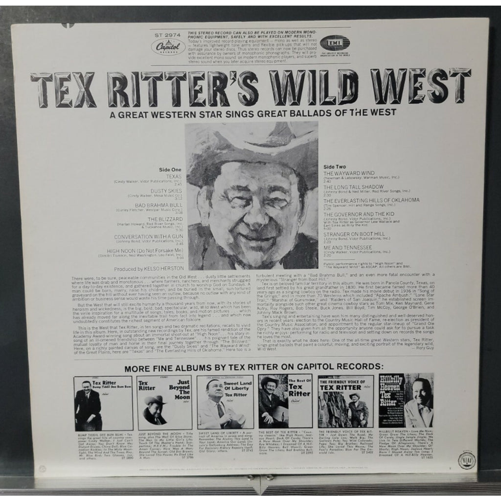 Tex Ritter – Tex Ritter's Wild West (Vinyl