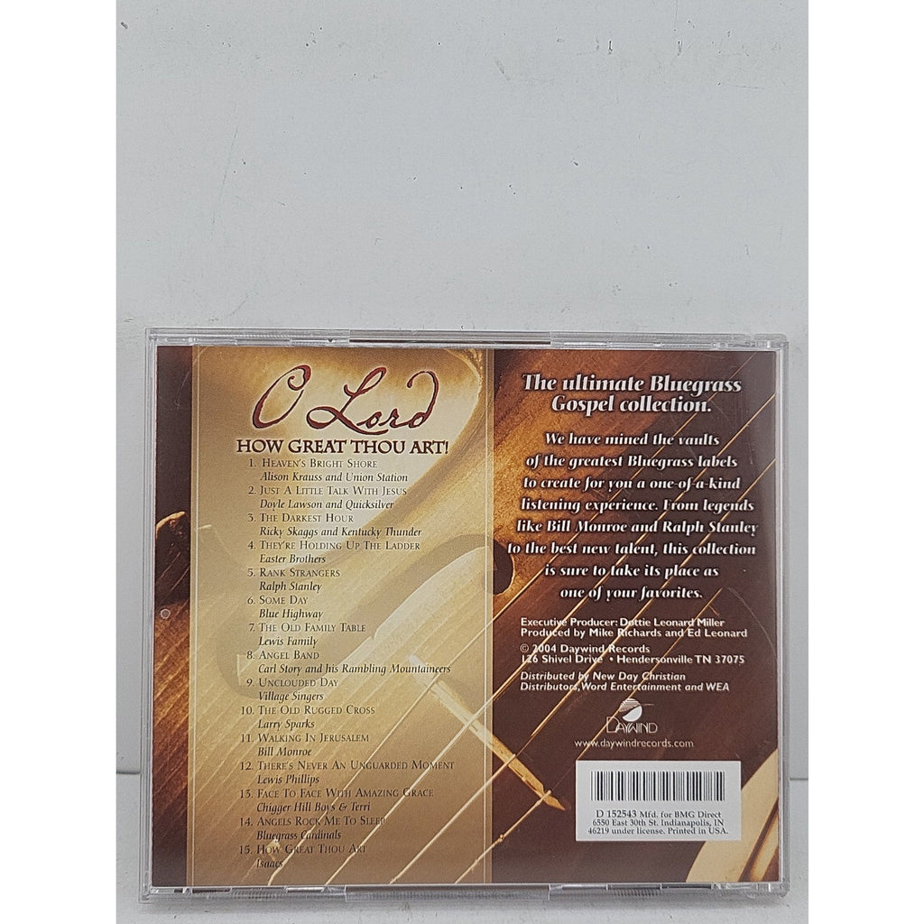 O Lord How Great Thou Art! Bluegrass Gospel Music CD