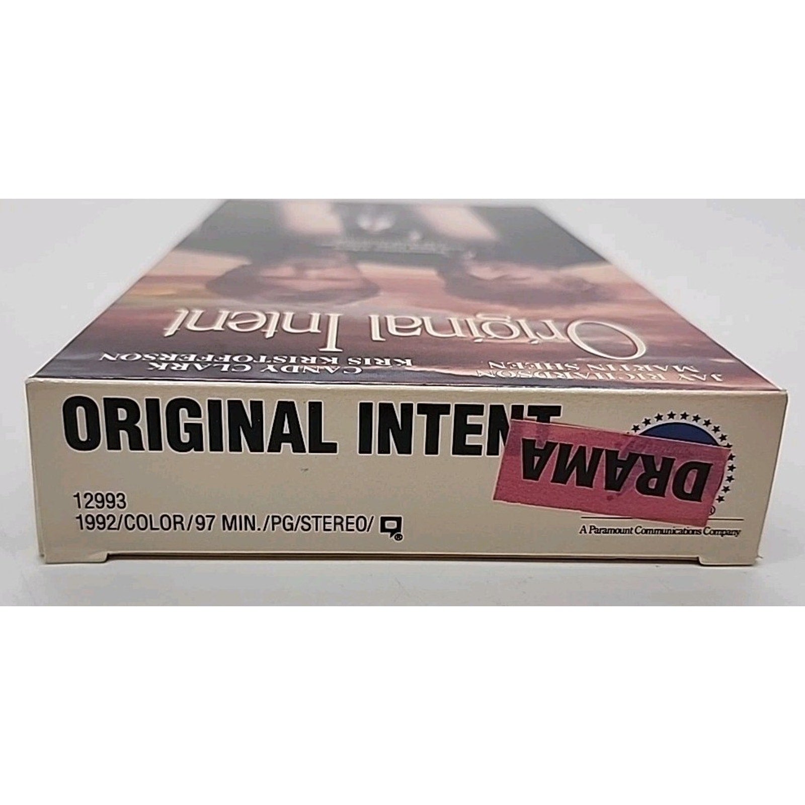 Original Intent (VHS, 1992)