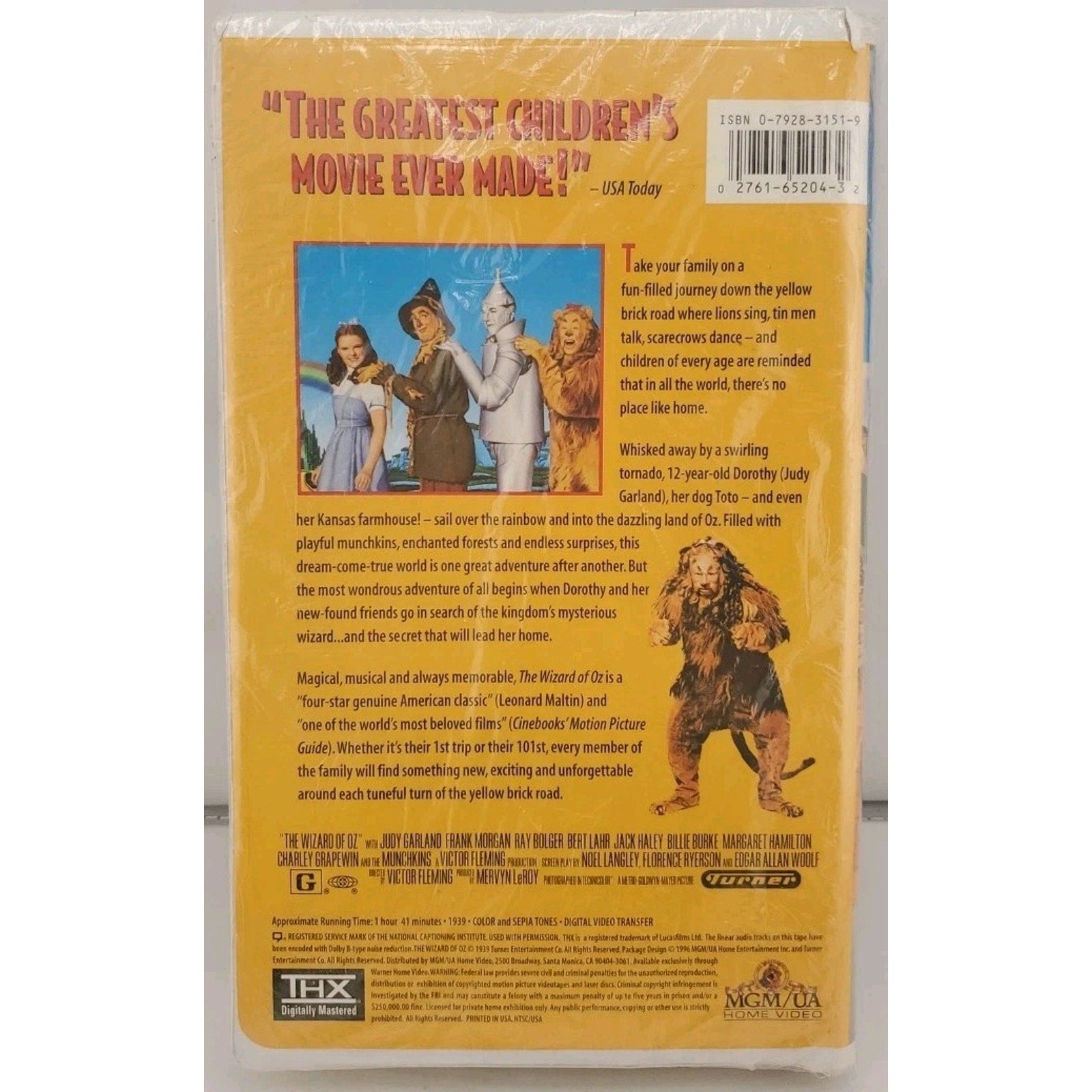 The Wizard of Oz (VHS, 1996) *Brand New*