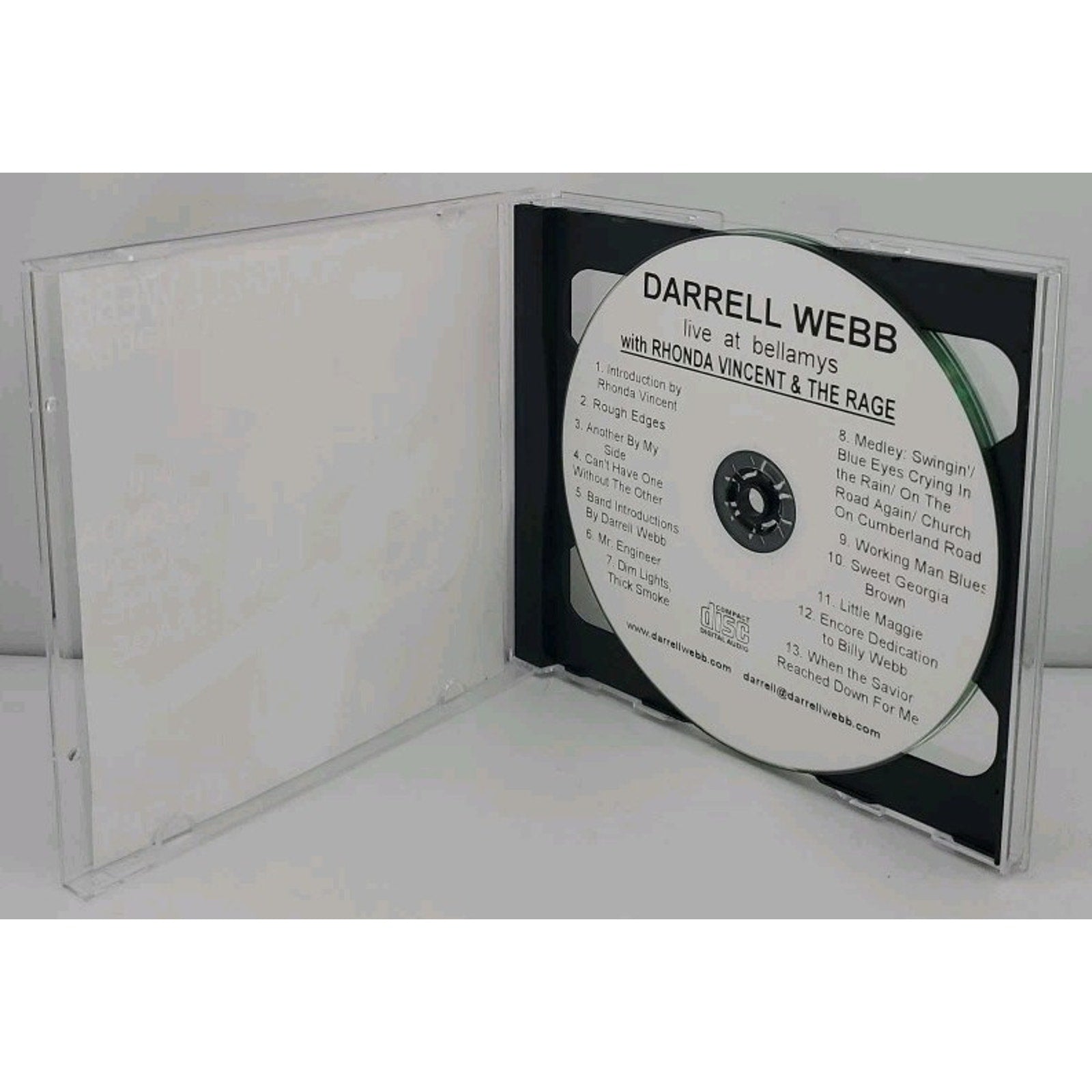 2008 Darrell Webb Live At Bellamys Sevierville TN 3 CDr Set