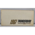 1967 Ford Thunderbird Owners Manual User Guide Reference Operator Book OEM Guide