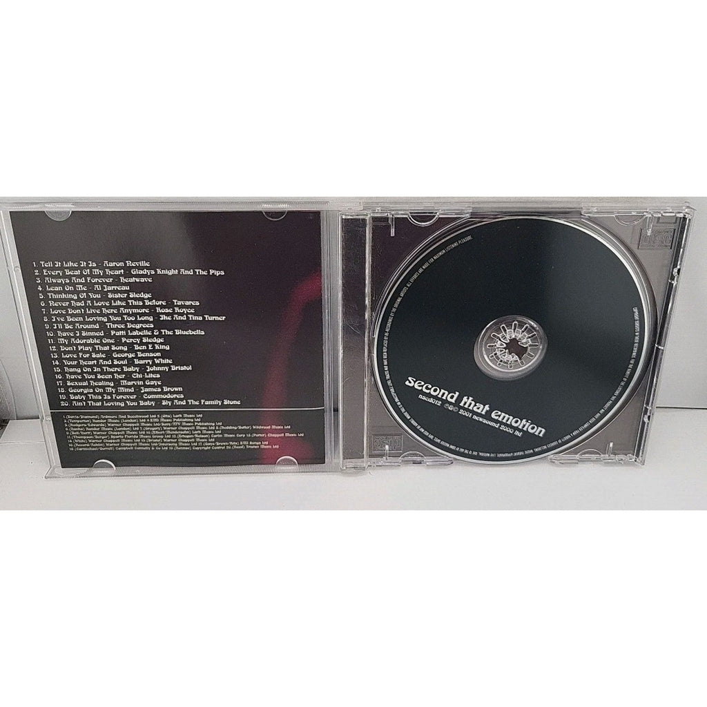 Second That Emotion CD 2000 Soul R&B Funk Compilation Nevasound