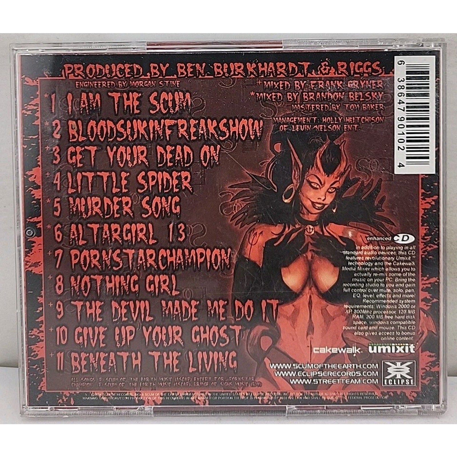 Blah...Blah...Blah...Love Songs for the New Millennium by Scum Of the Earth (CD,