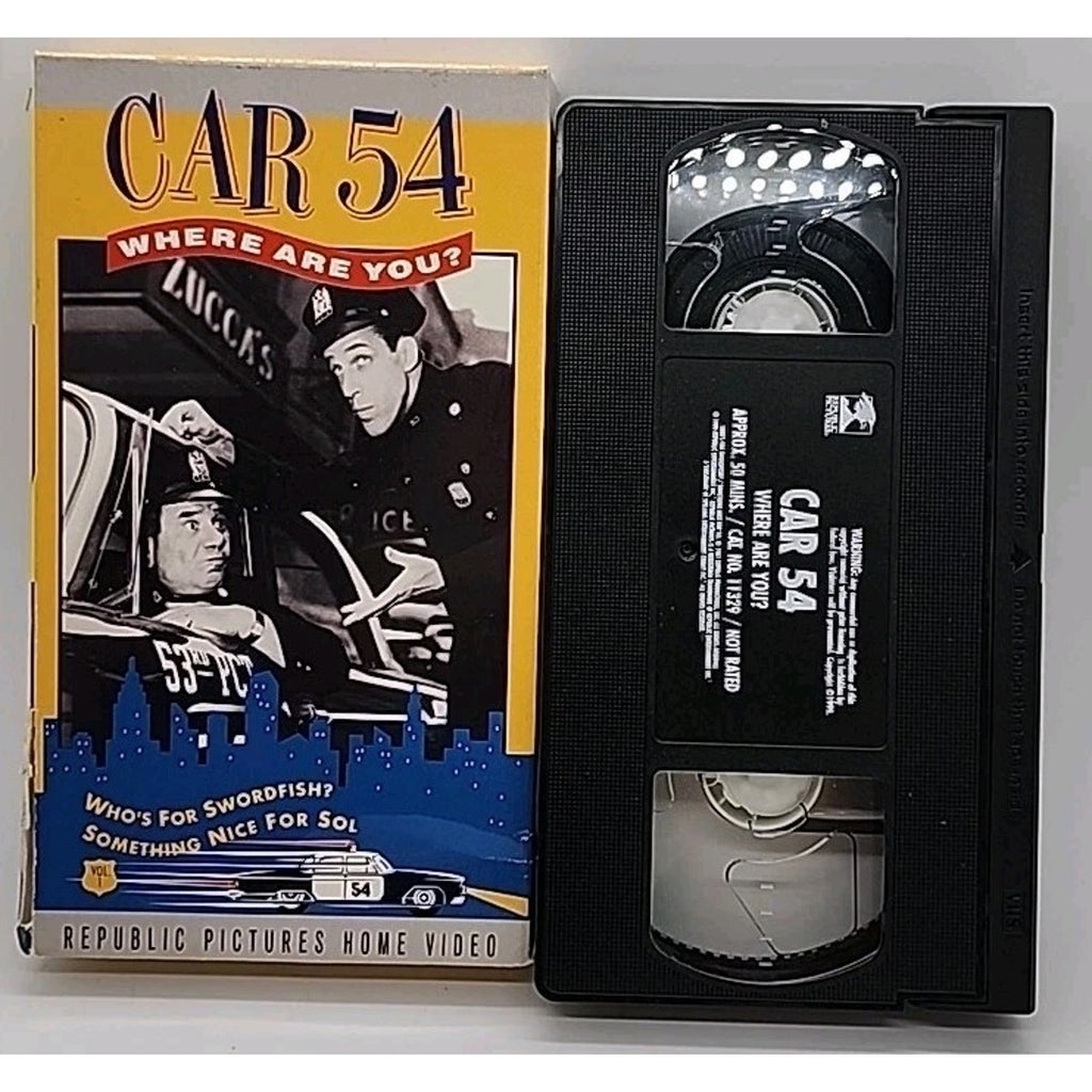 Car 54 Where Are You - V. 1 (VHS) Who's For Swordfish?/ Something Nice For Sol
