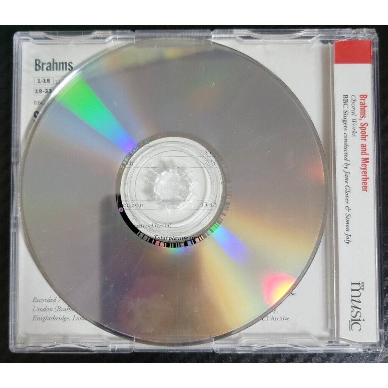 Bbc Music Volume II Number 8 Brahms Spohr Meyerbeer Music Magazine Cd