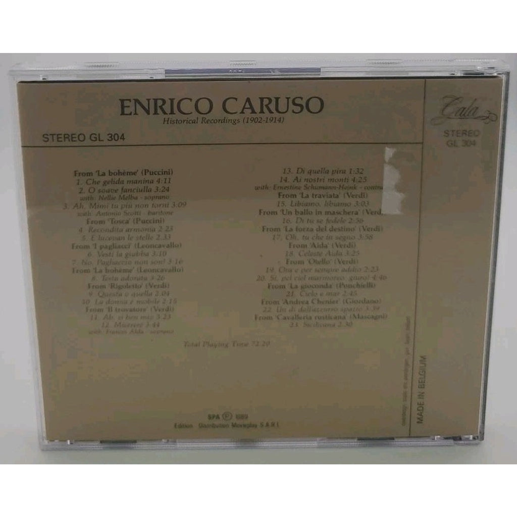 1902-14 by Enrico Caruso (CD, 2000)