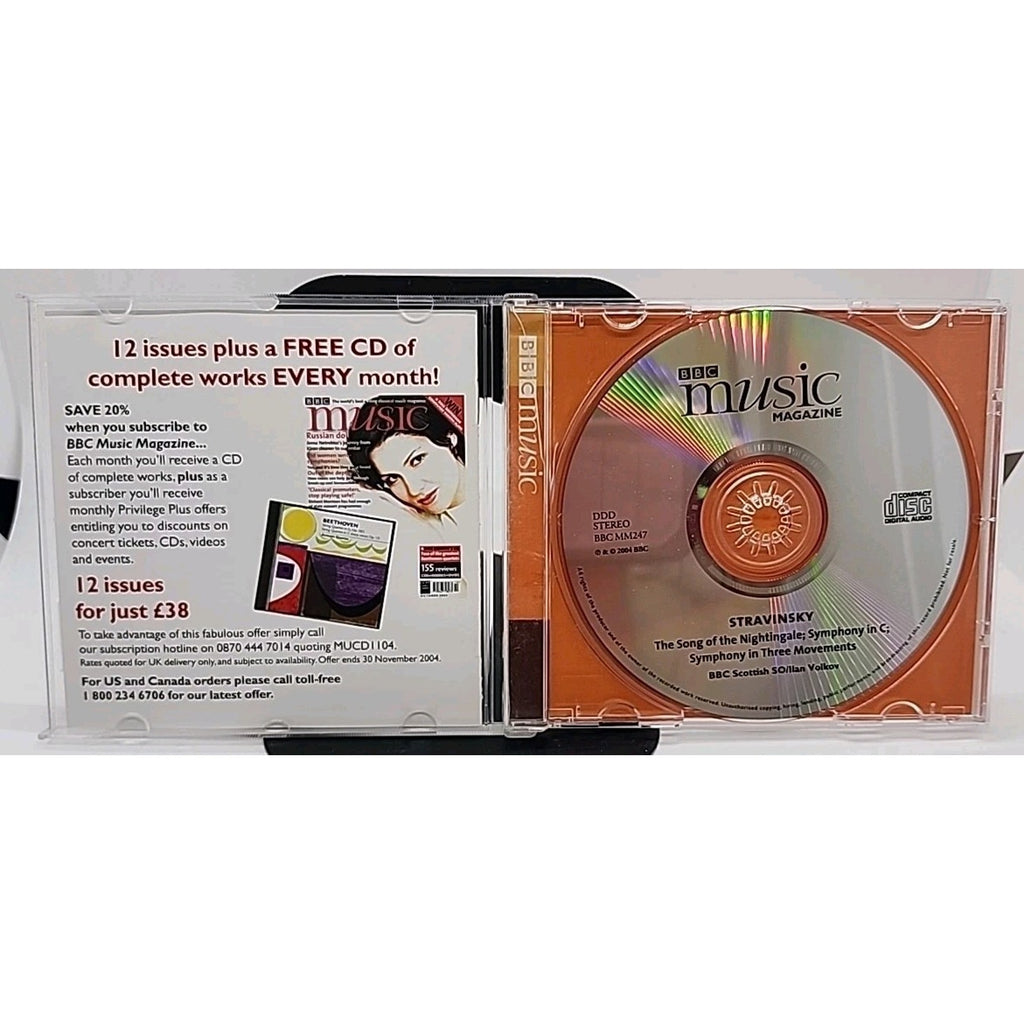 Stravinsky The Song Of The Nightingale Symphony in C BBC (CD)