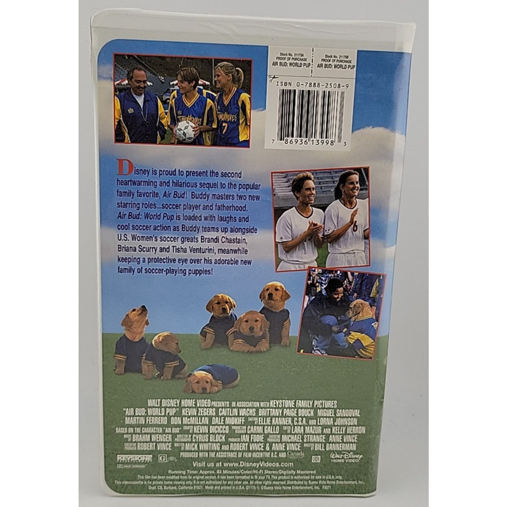 Air Bud 3: World Pup (VHS, 2000)