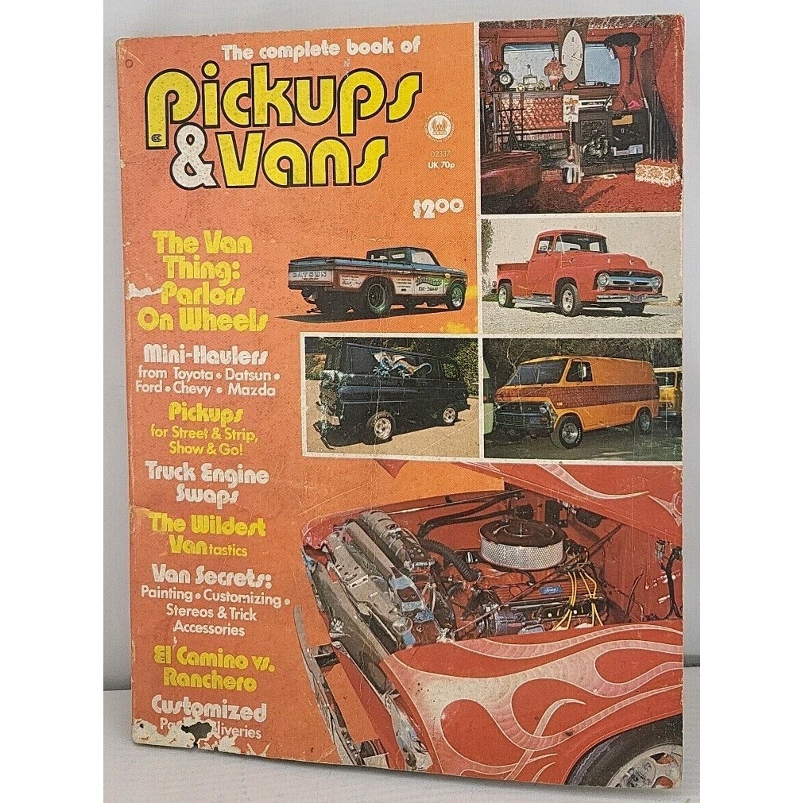 The Complete Book Of Pickups & Vans 1972 *ACCEPTABLE*