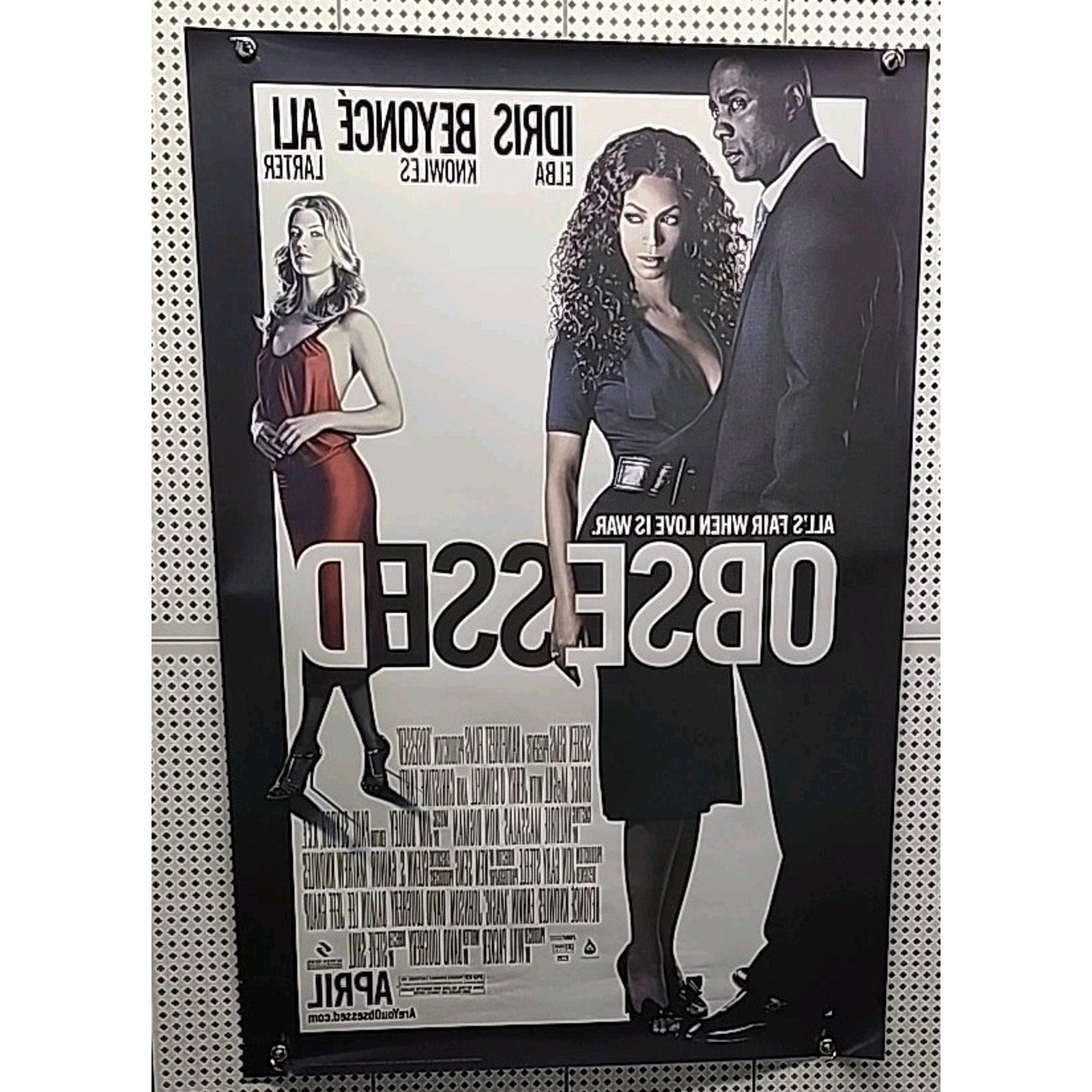 Obsessed Original Movie Theater Poster Double Sided 27x40