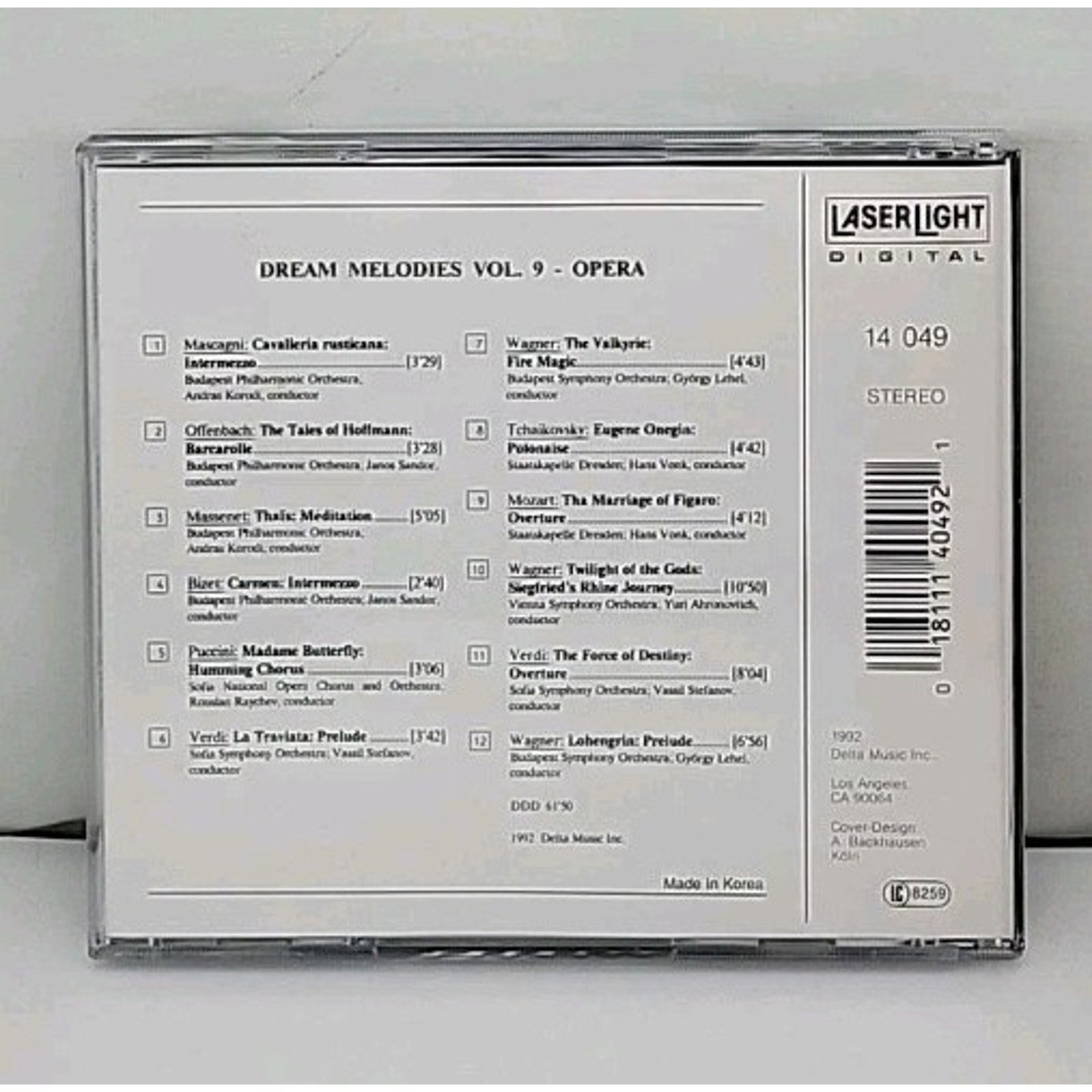 Dream Melodies Vol 6-10 5CD Set Most Beautiful Melodies Of Classical Music