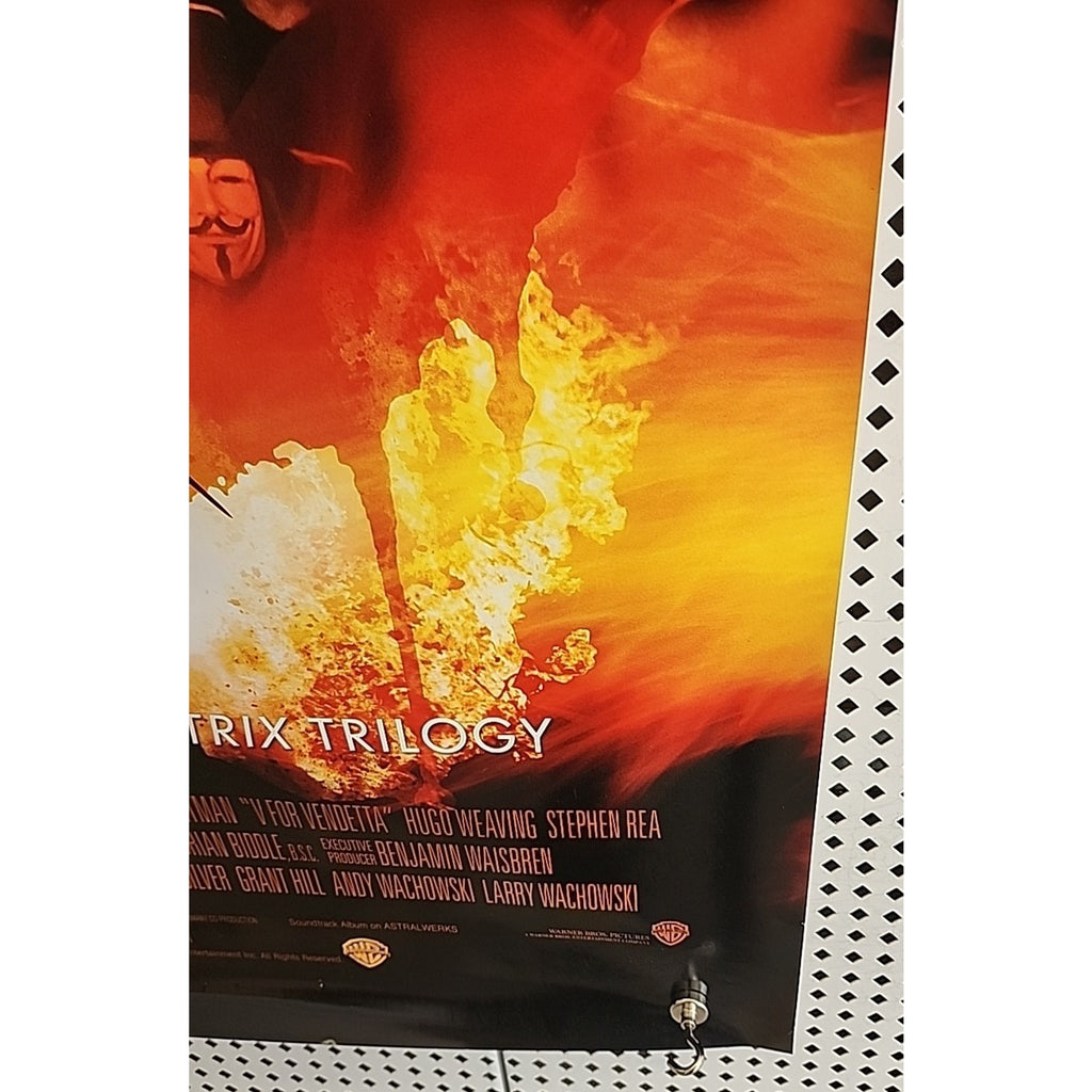 V For Vendetta DVD Release Movie Poster 27x40
