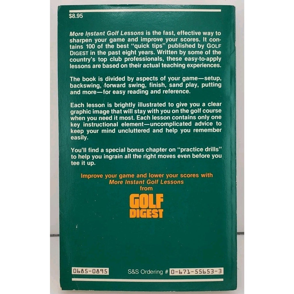 More Instant Golf Lessons Peter Mccleery (Paperback)