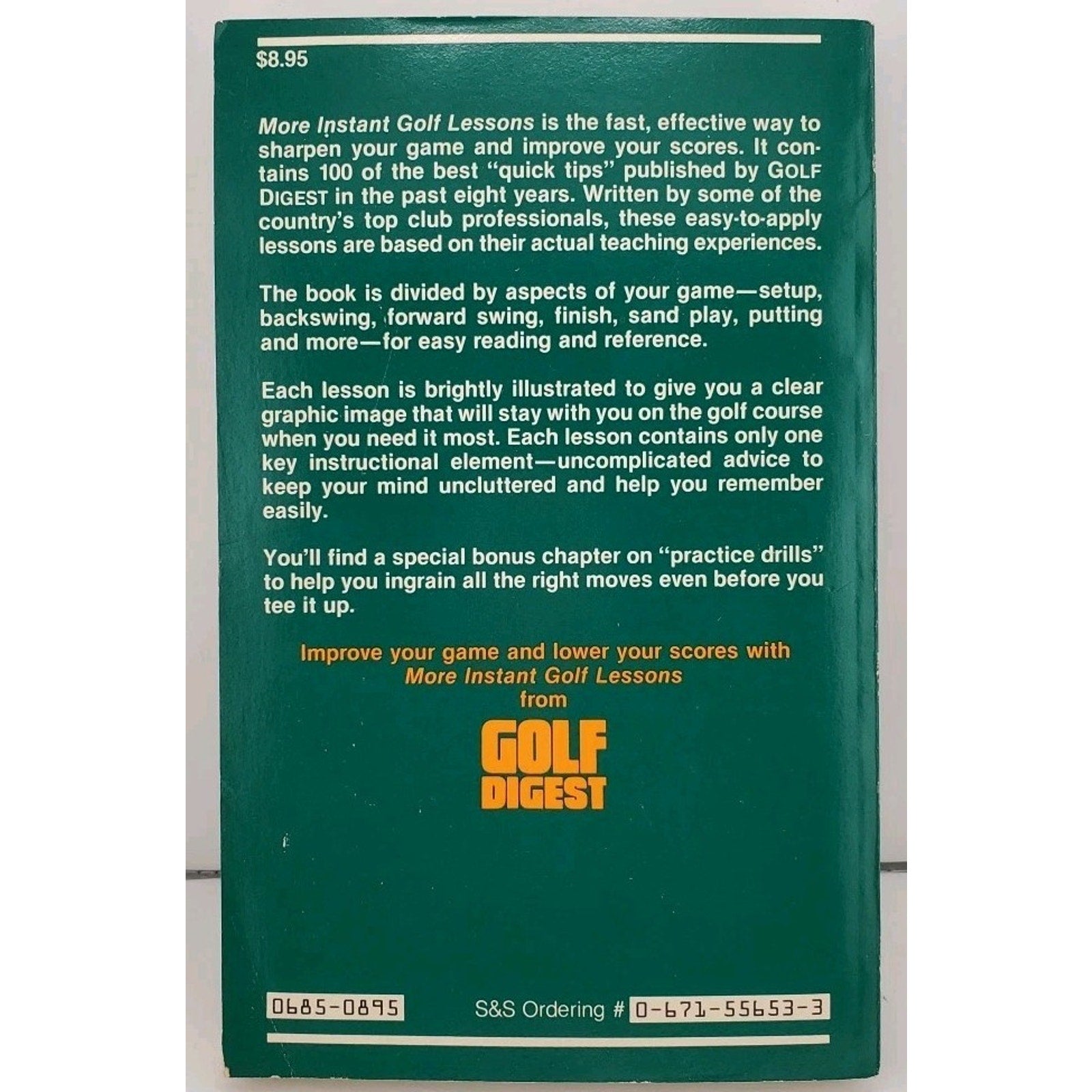 More Instant Golf Lessons Peter Mccleery (Paperback)