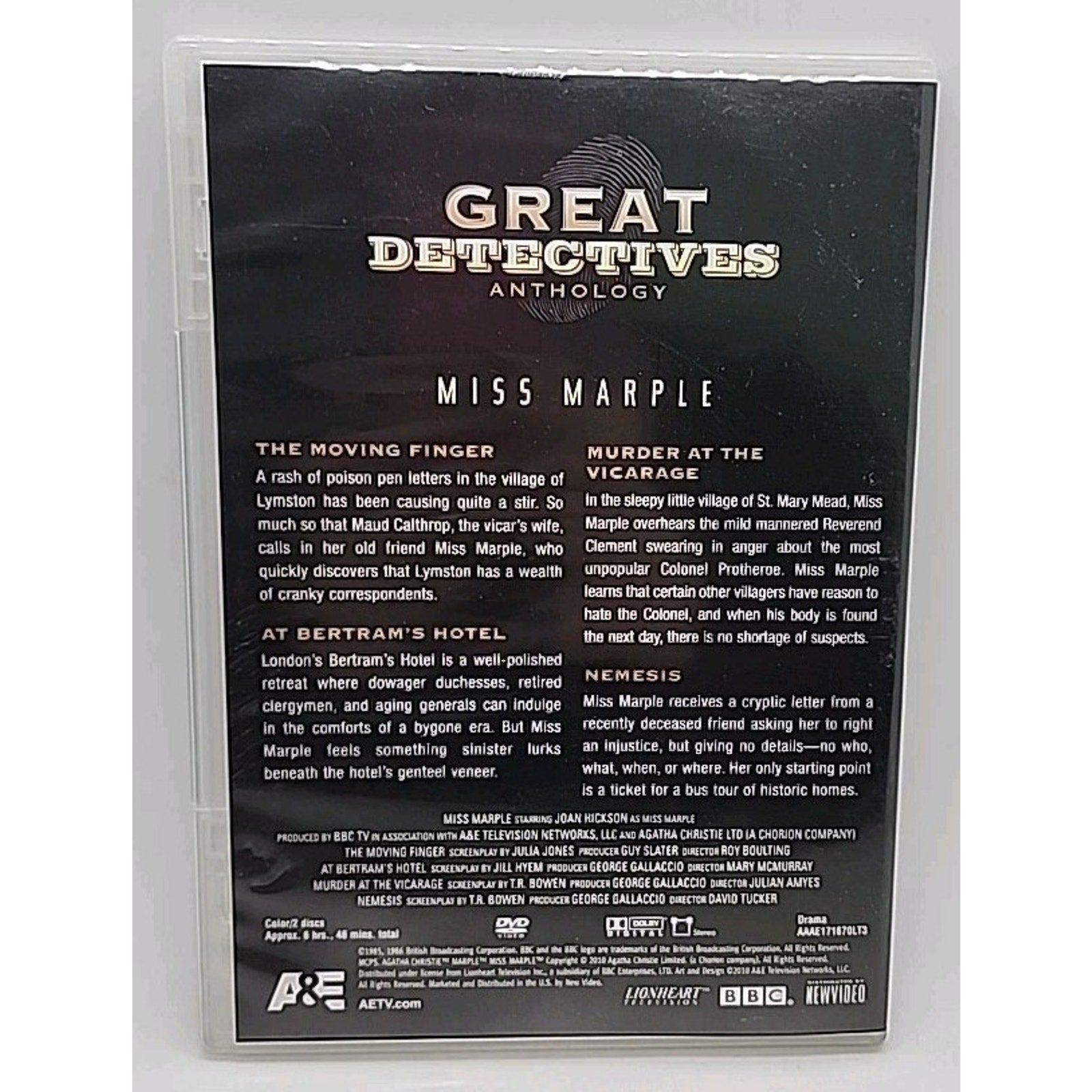 Great Detectives Anthology Disc 4-5 (DVD)