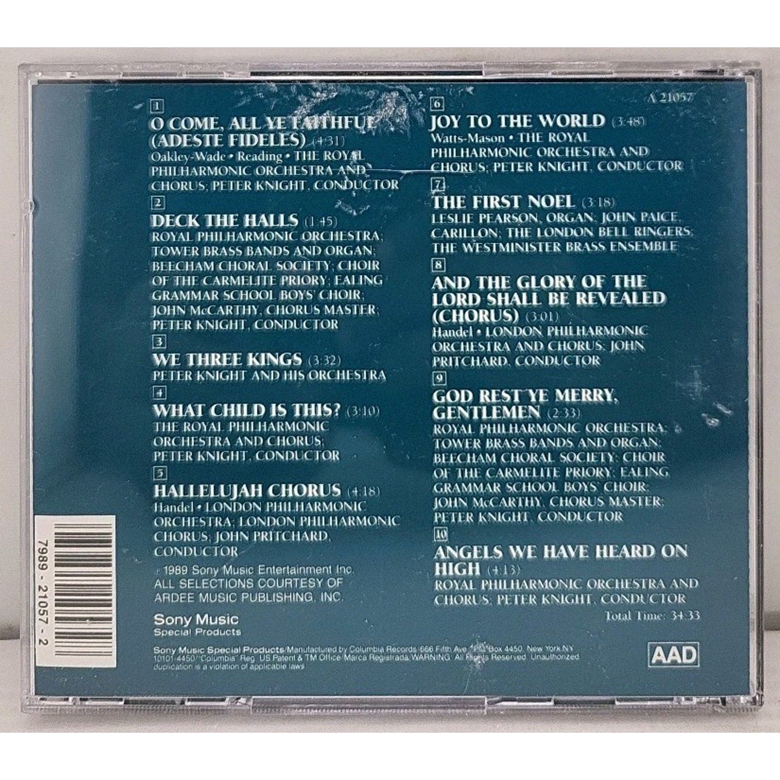 The Glory of Christmas by Various Artists (CD, Feb-1992, Sony Music Special...
