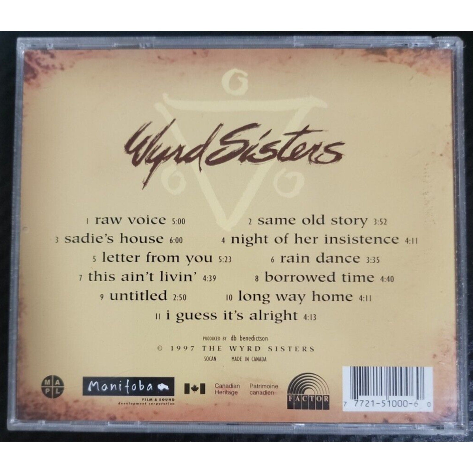 WYRD SISTERS: RAW VOICE [CD]