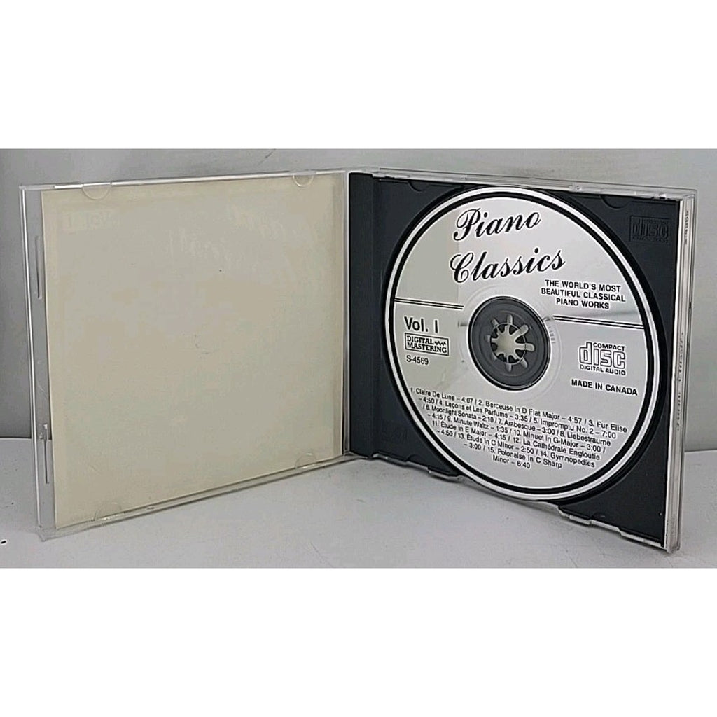 Piano Classics-Vol. 1-World's Most Beautiful Classical Piano Works (CD, Madacy)