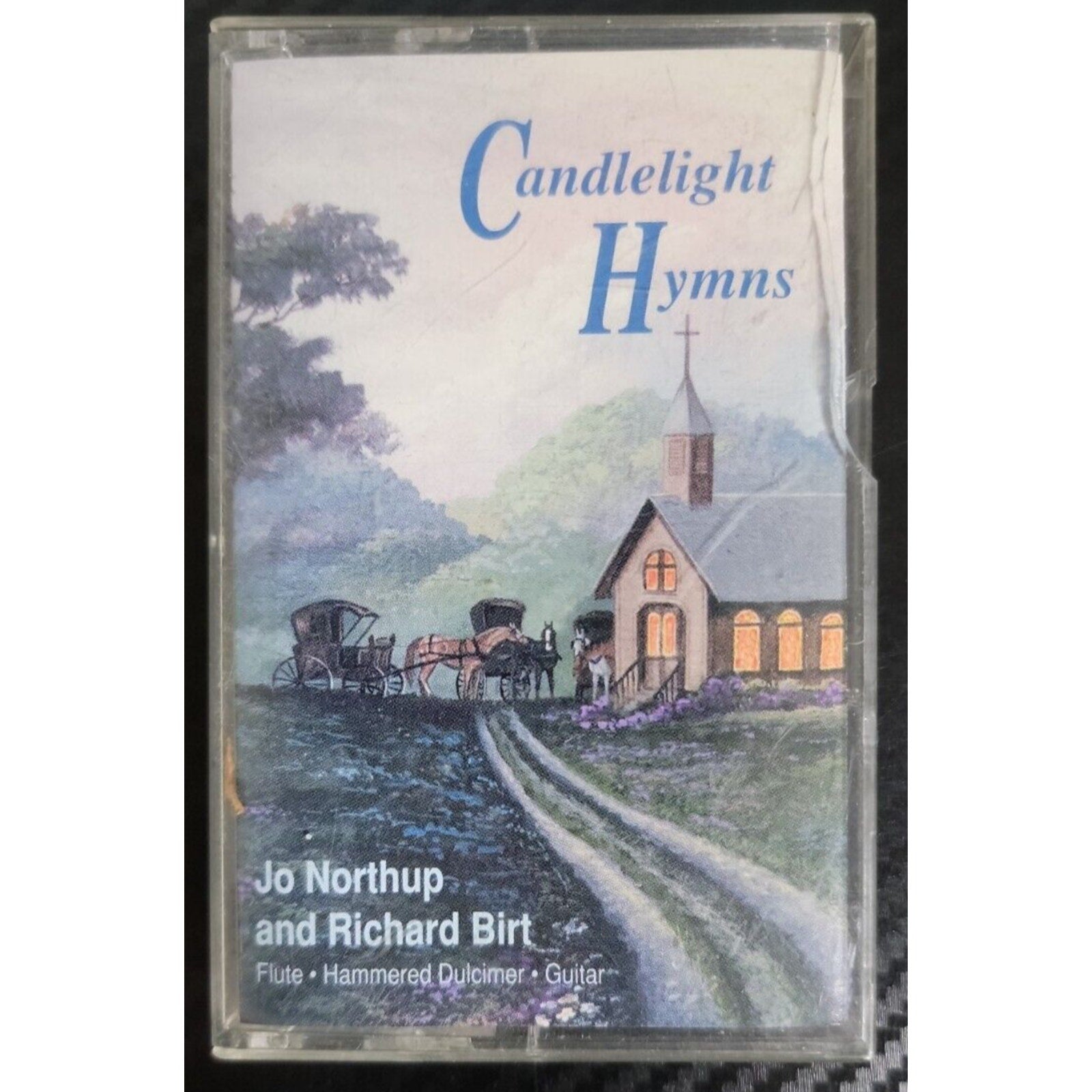 Jo Northup and Richard Birt - Candlelight Hymns Cassette Dulcimer Guitar Flute