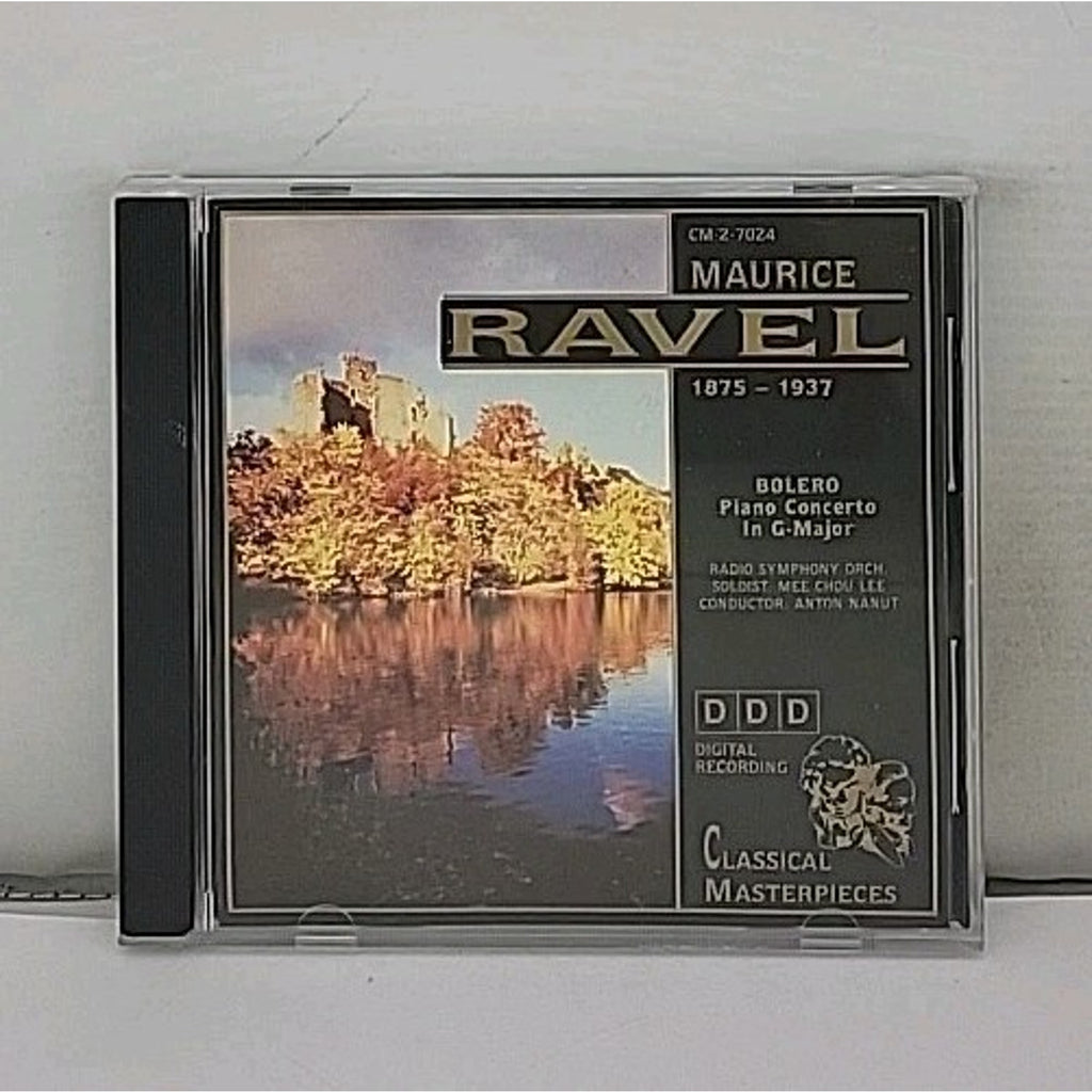 Maurice Ravel Bolero Piano Concerto in G Major Classical Masterpieces CD