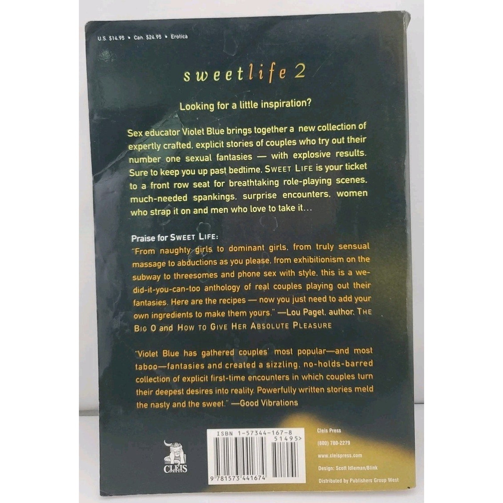 Sweet Life 2 : Erotic Fantasies for Couples by Violet Blue (2003, Trade...