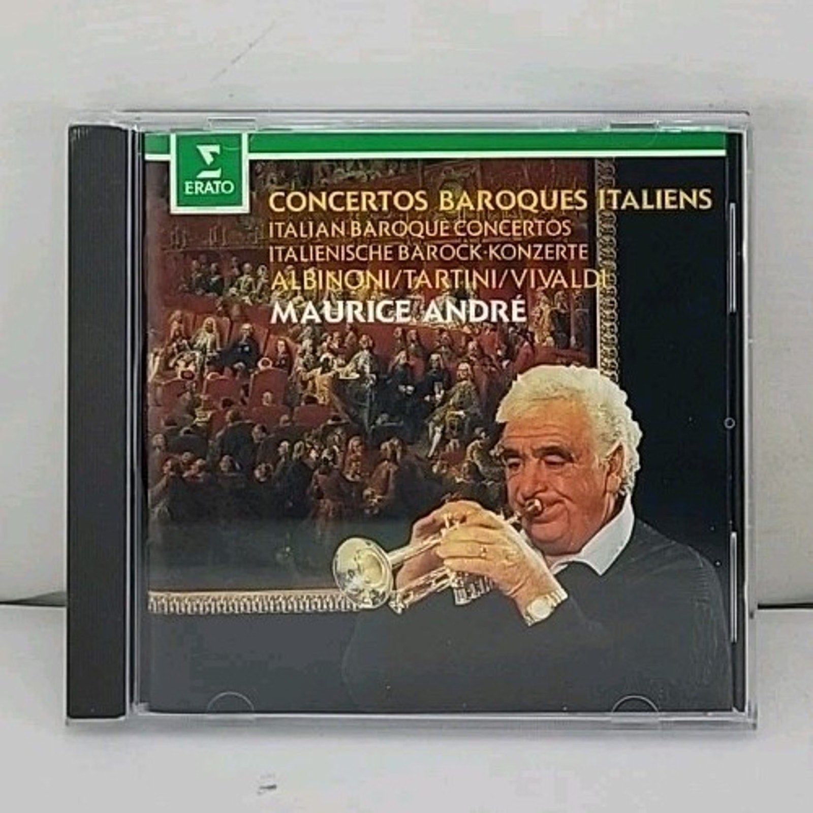Concertos Baroques Italiens Maurice Andre (CD, 1993, Erato) EUC Italian Baroque