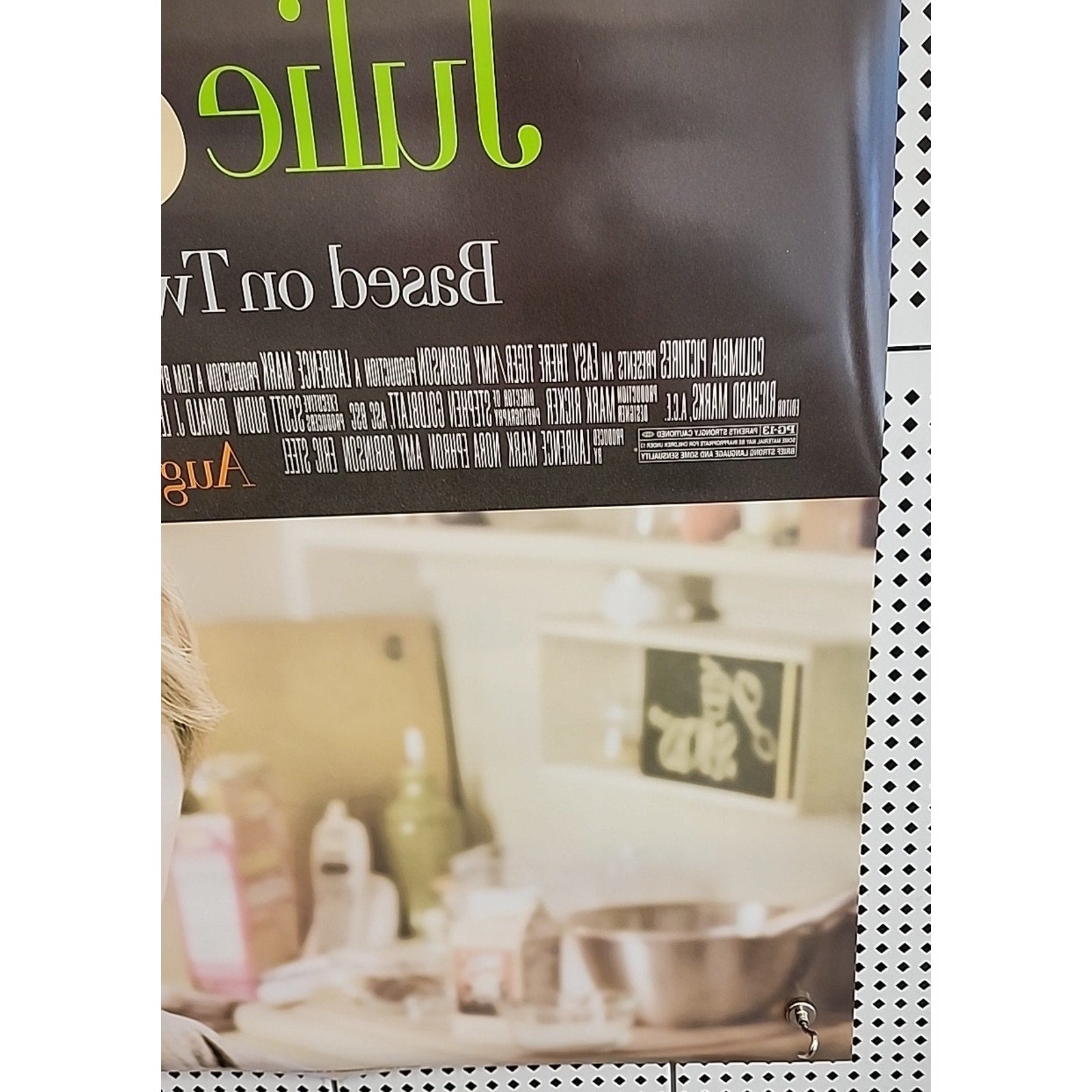 Julie & Julia 27X40 Double Sided Movie Poster