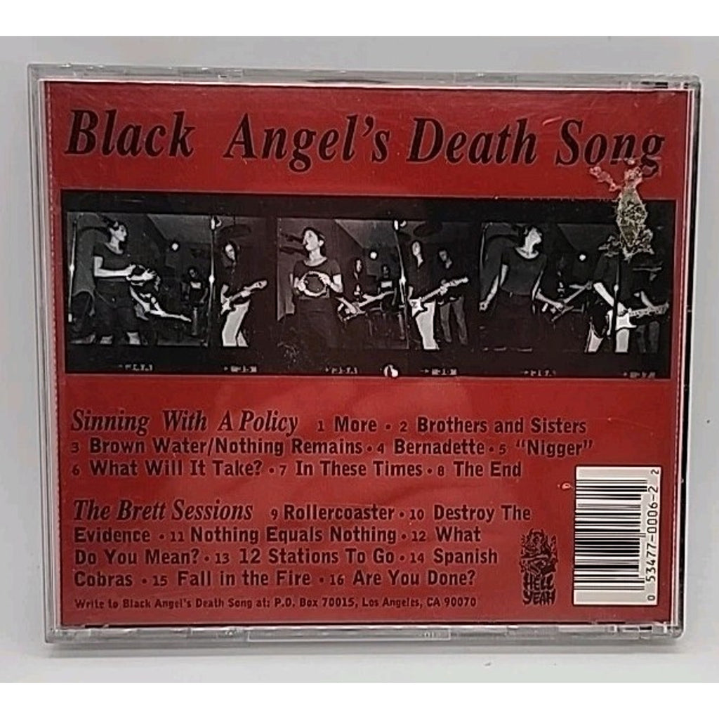 Sinning With A Policy/The Brett Sessions by Black Angel's Death Song (CD)