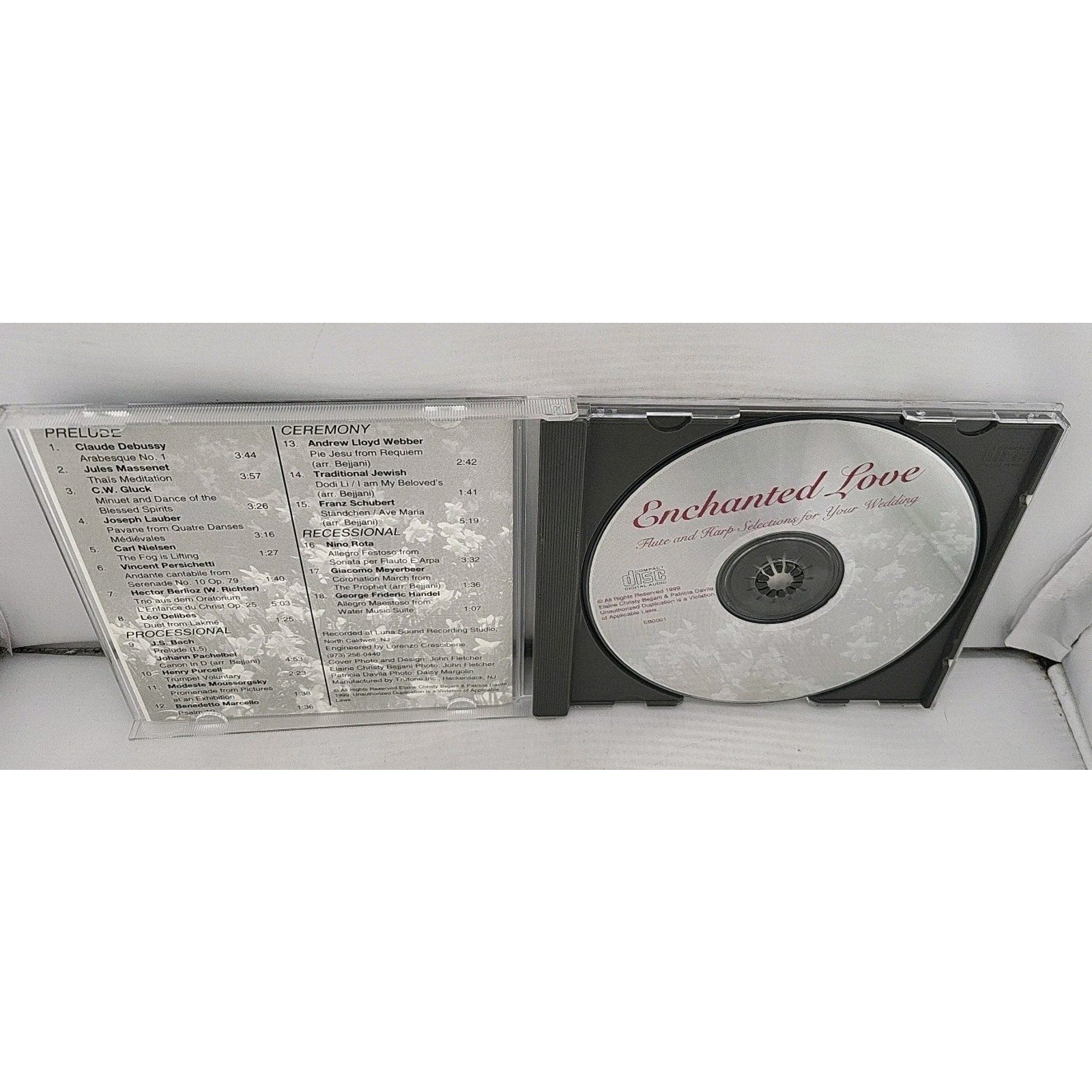 Enchanted Love - Flute And Harp Selections For Your Wedding CD