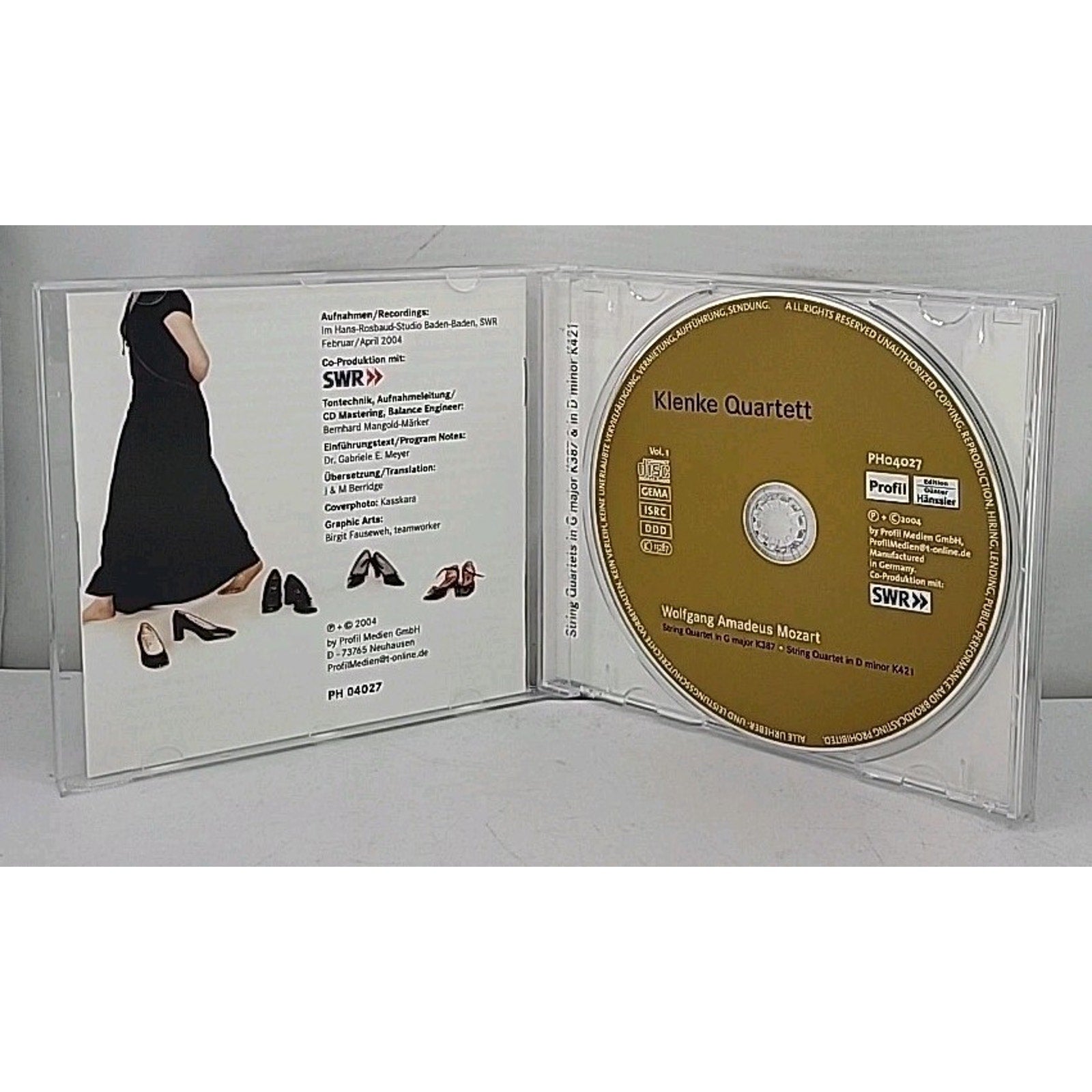 Quartets by Mozart / Klenke Quartett (CD, 2005)