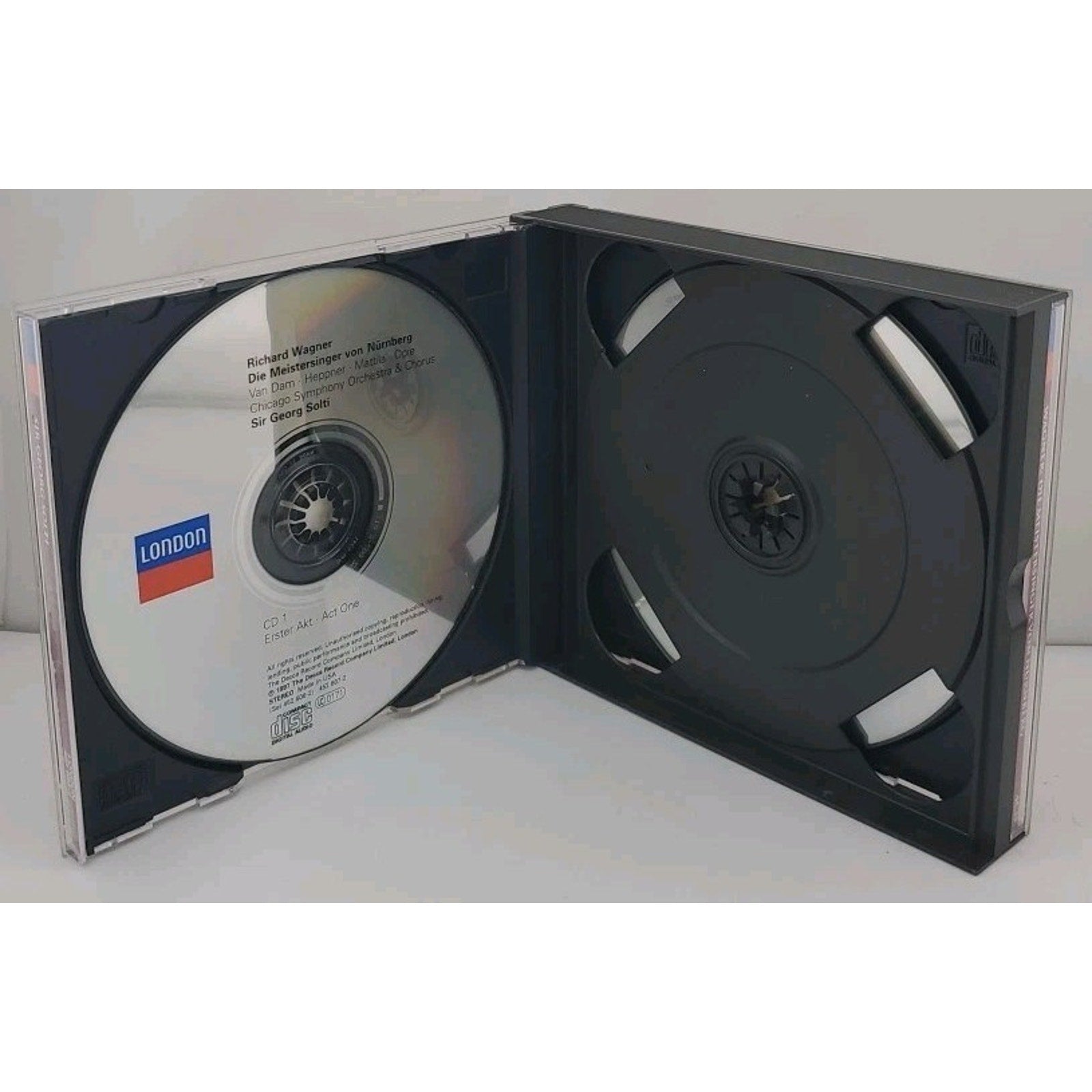 CD 1&3 ONLY Wagner Die Meistersinger Von Nurnberg - Sir Georg Solti