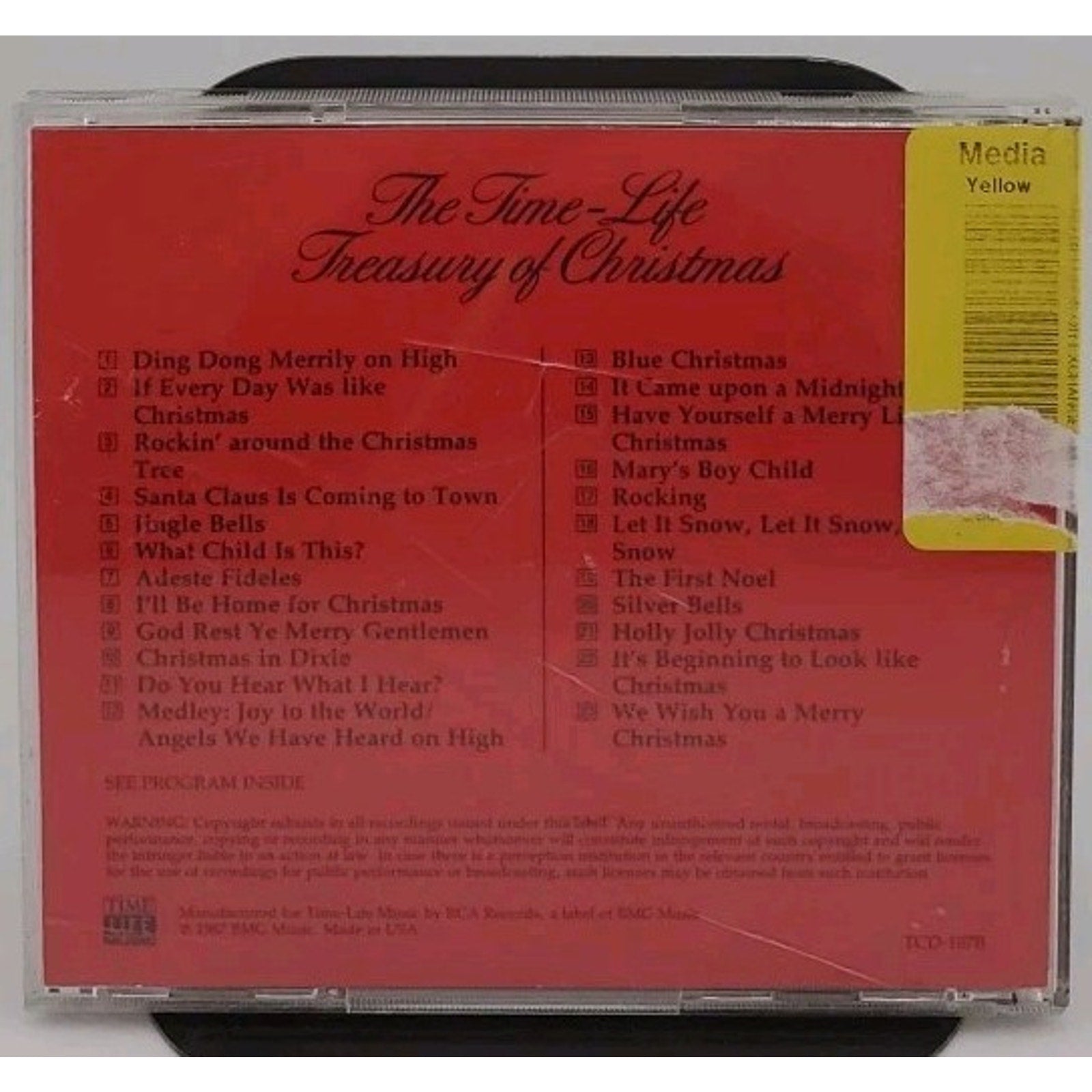 The Time-Life Treasury of Christmas by Various (CD, 2001) • Disc B ONLY